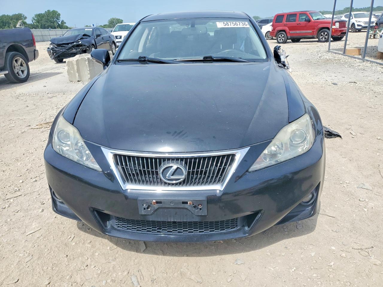 2011 Lexus Is 250 Black vin: JTHCF5C27B5052476