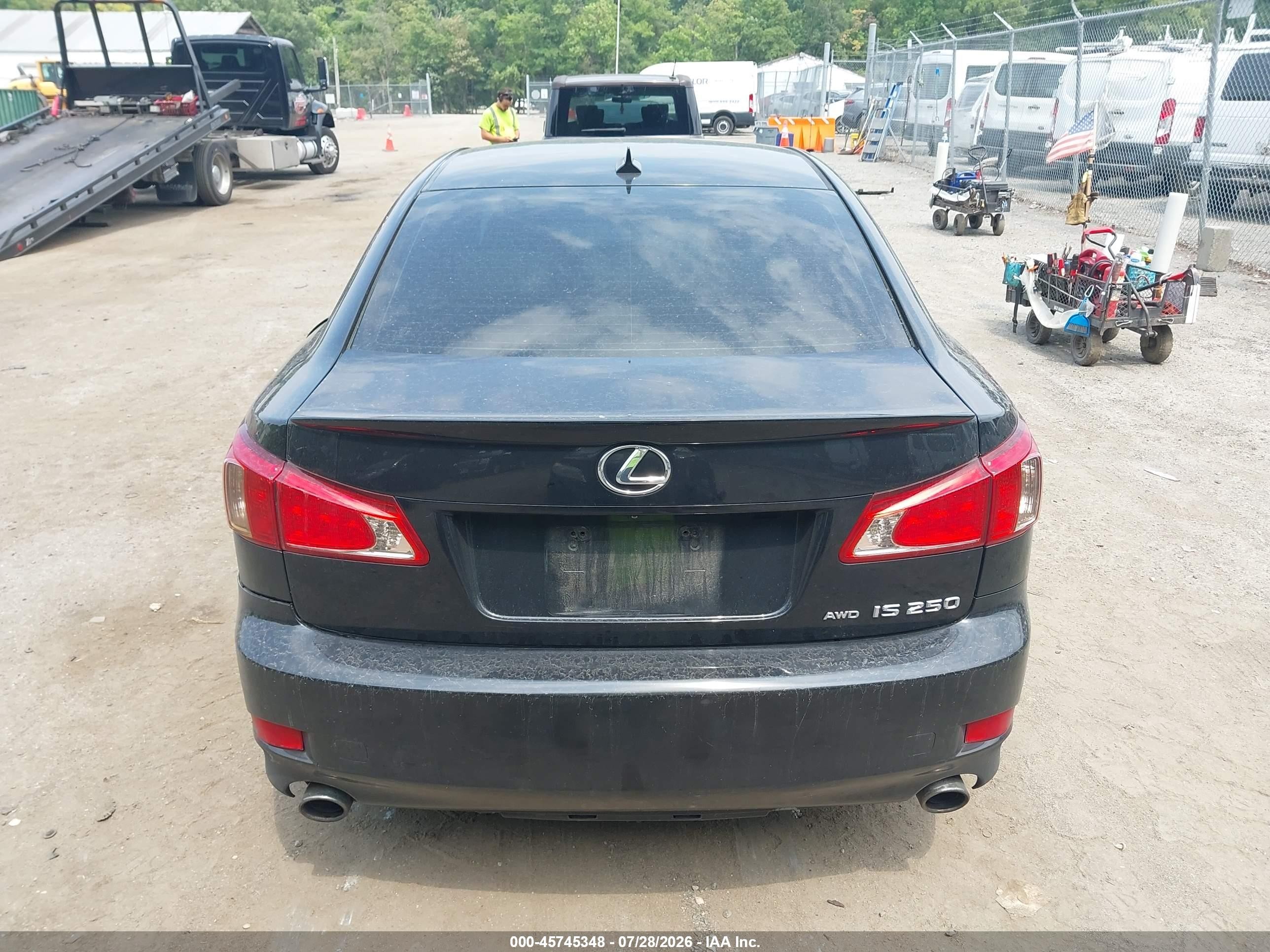 2012 Lexus Is 250   Black vin: JTHCF5C27C5053449