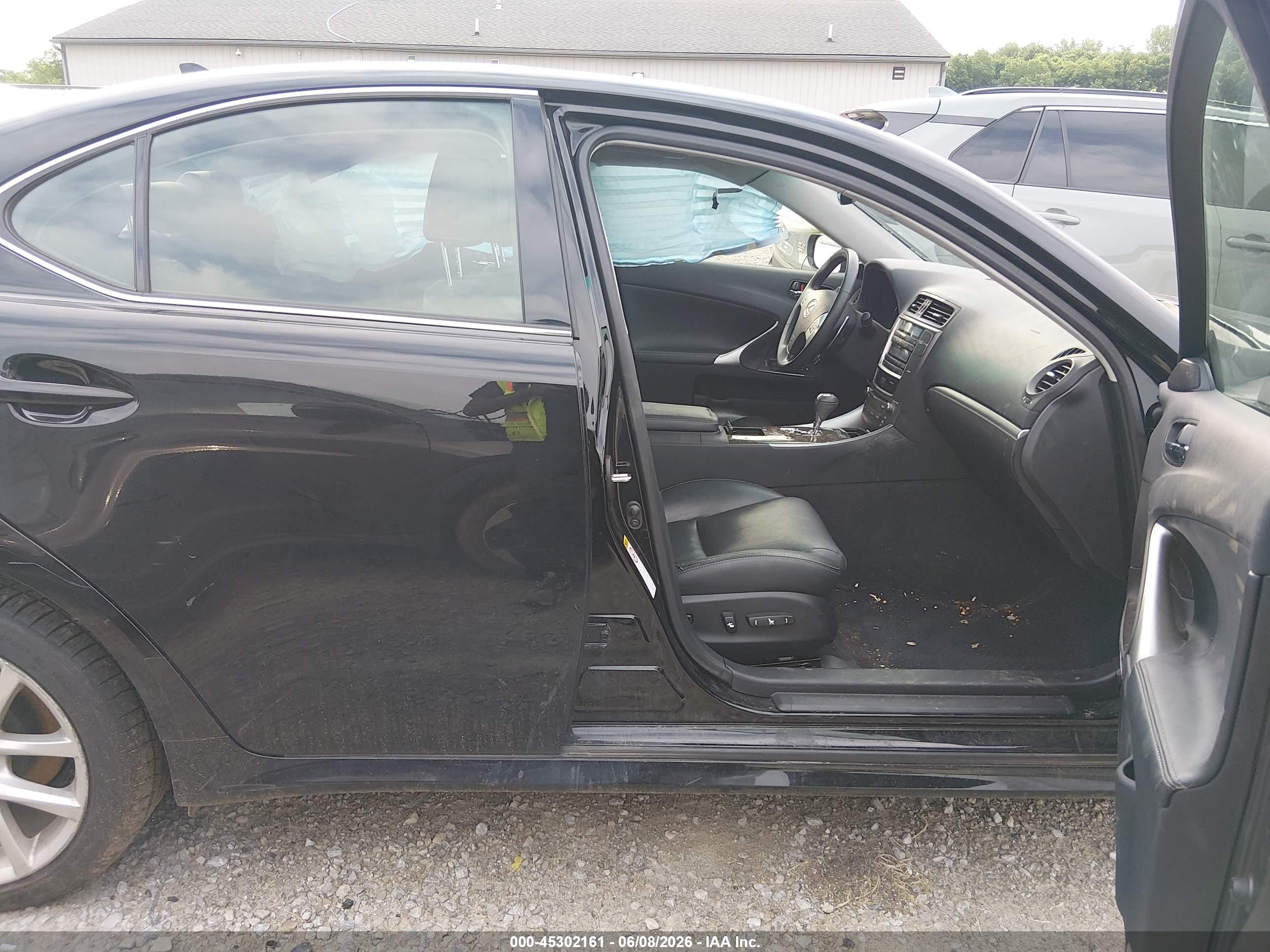 2012 Lexus Is 250 Black vin: JTHCF5C27C5056965