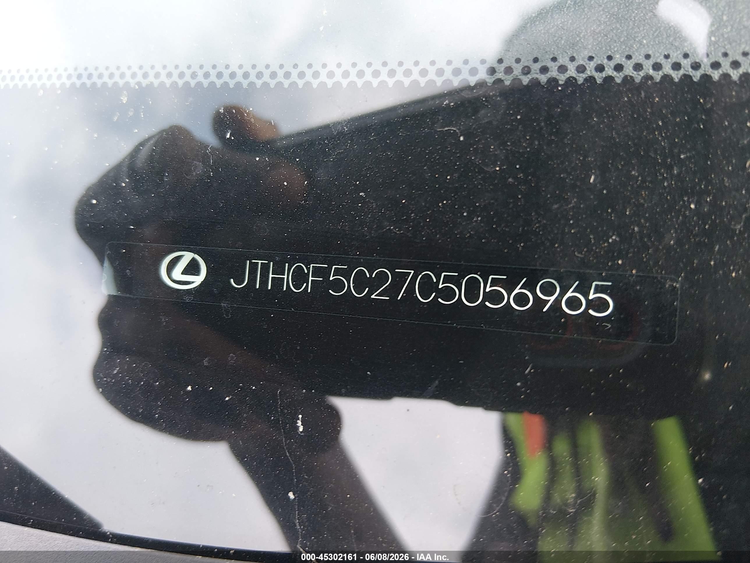 2012 Lexus Is 250 Black vin: JTHCF5C27C5056965