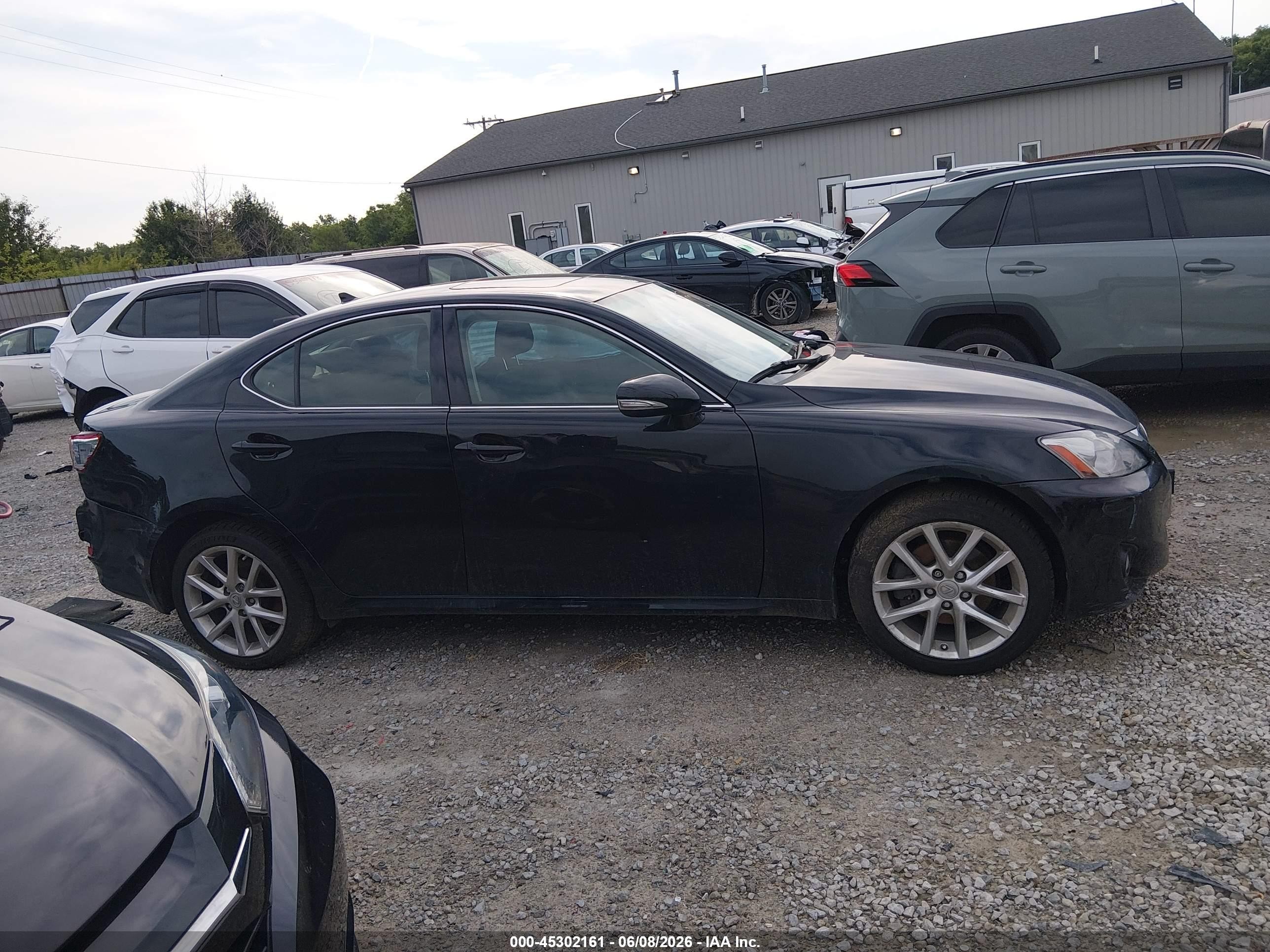 2012 Lexus Is 250 Black vin: JTHCF5C27C5056965