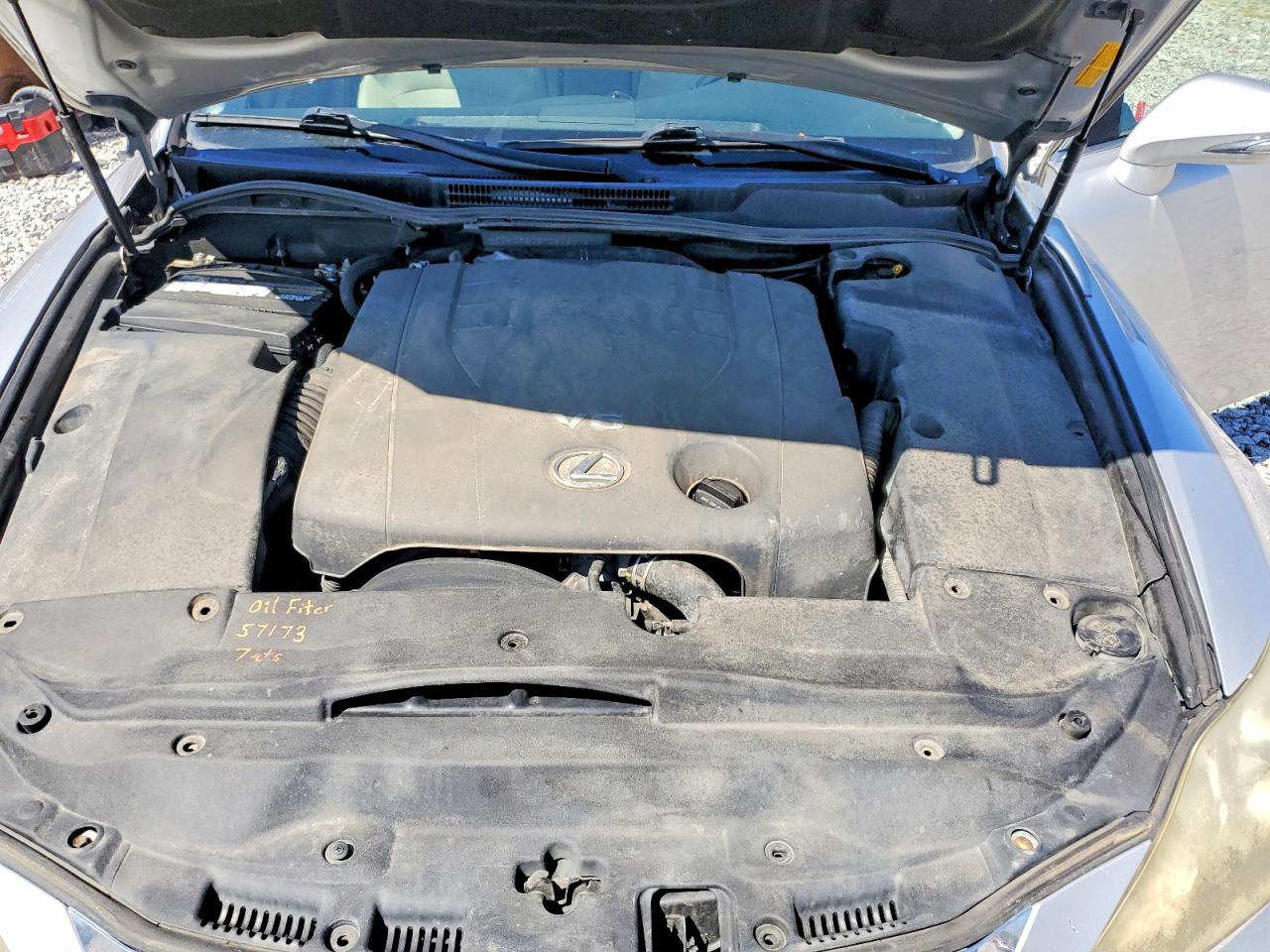 2012 Lexus Is 250 Base Silver vin: JTHCF5C27C5058750