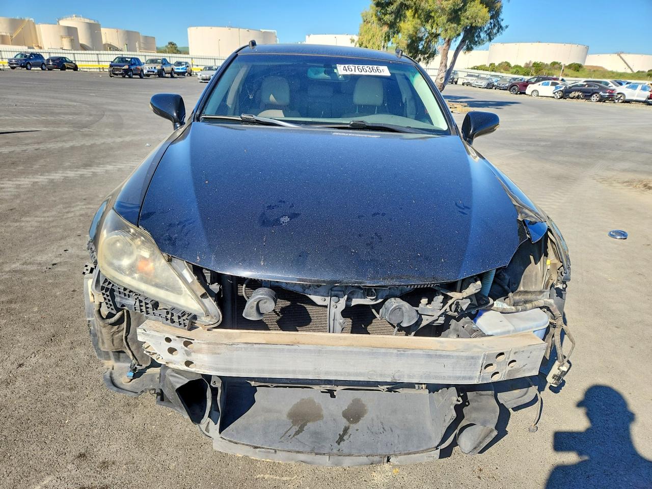 2012 Lexus Is 250 Base Black vin: JTHCF5C27C5059185