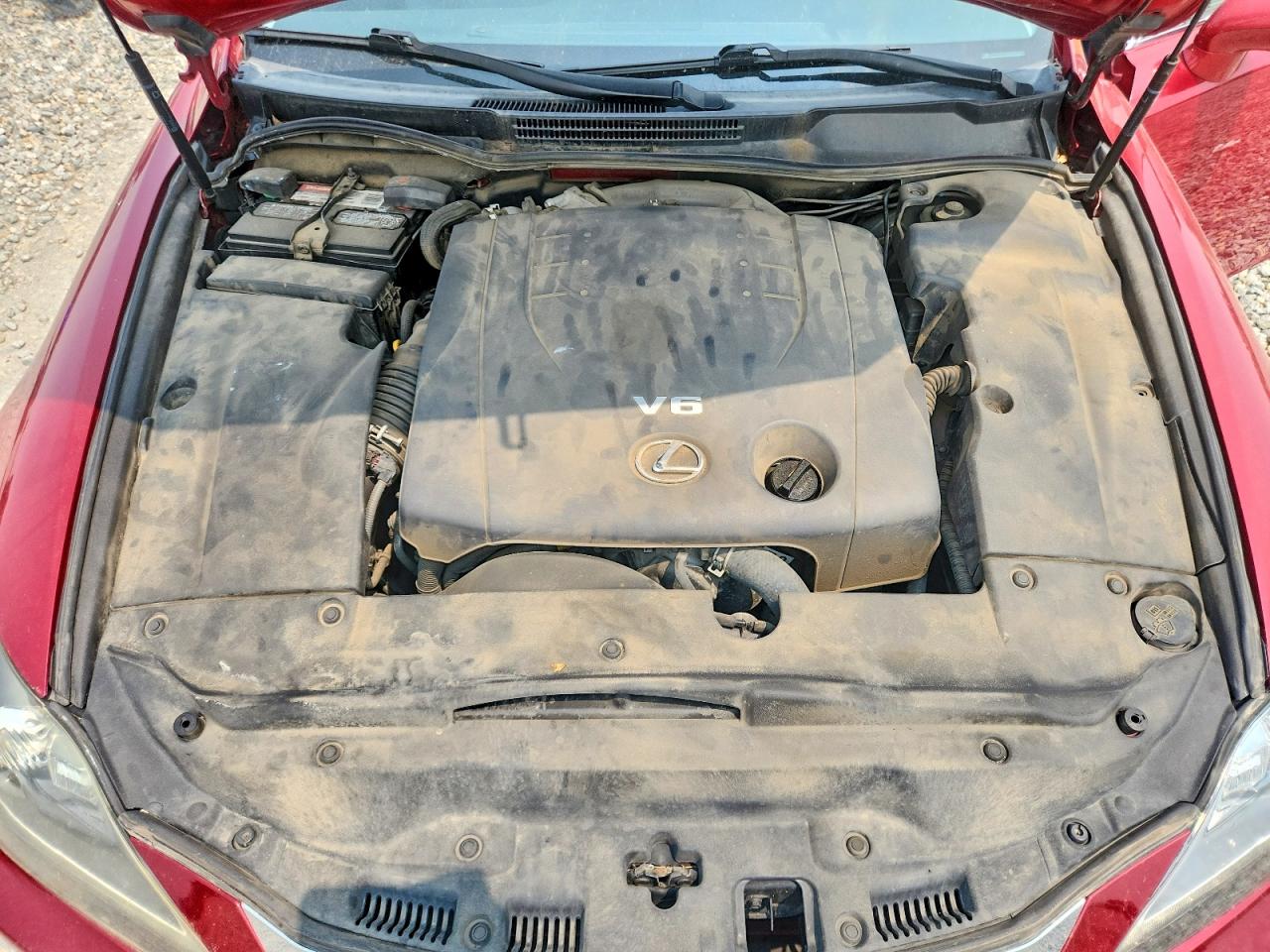2013 Lexus Is 250 Red vin: JTHCF5C27D5063576