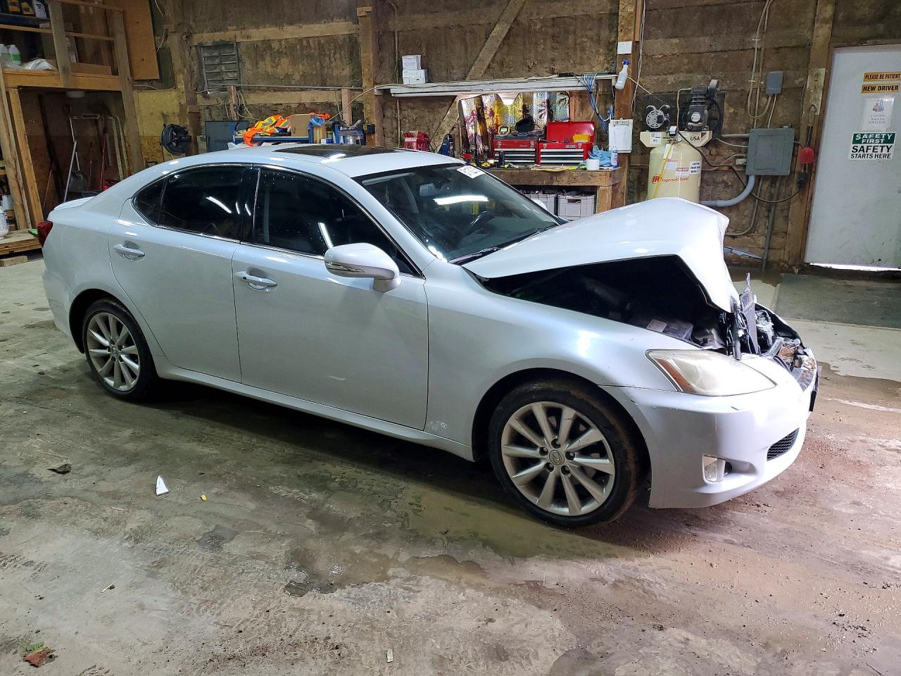 2010 Lexus Is 250 White vin: JTHCF5C28A2032950