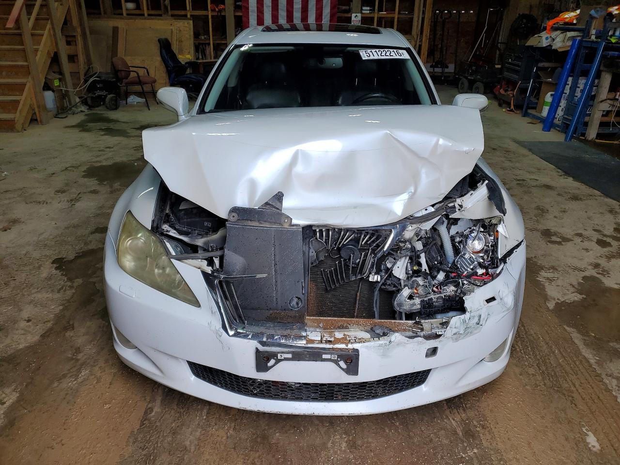 2010 Lexus Is 250 White vin: JTHCF5C28A2032950