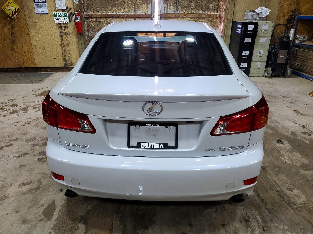 2010 Lexus Is 250 White vin: JTHCF5C28A2032950