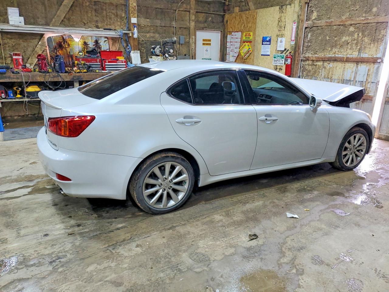 2010 Lexus Is 250 White vin: JTHCF5C28A2032950