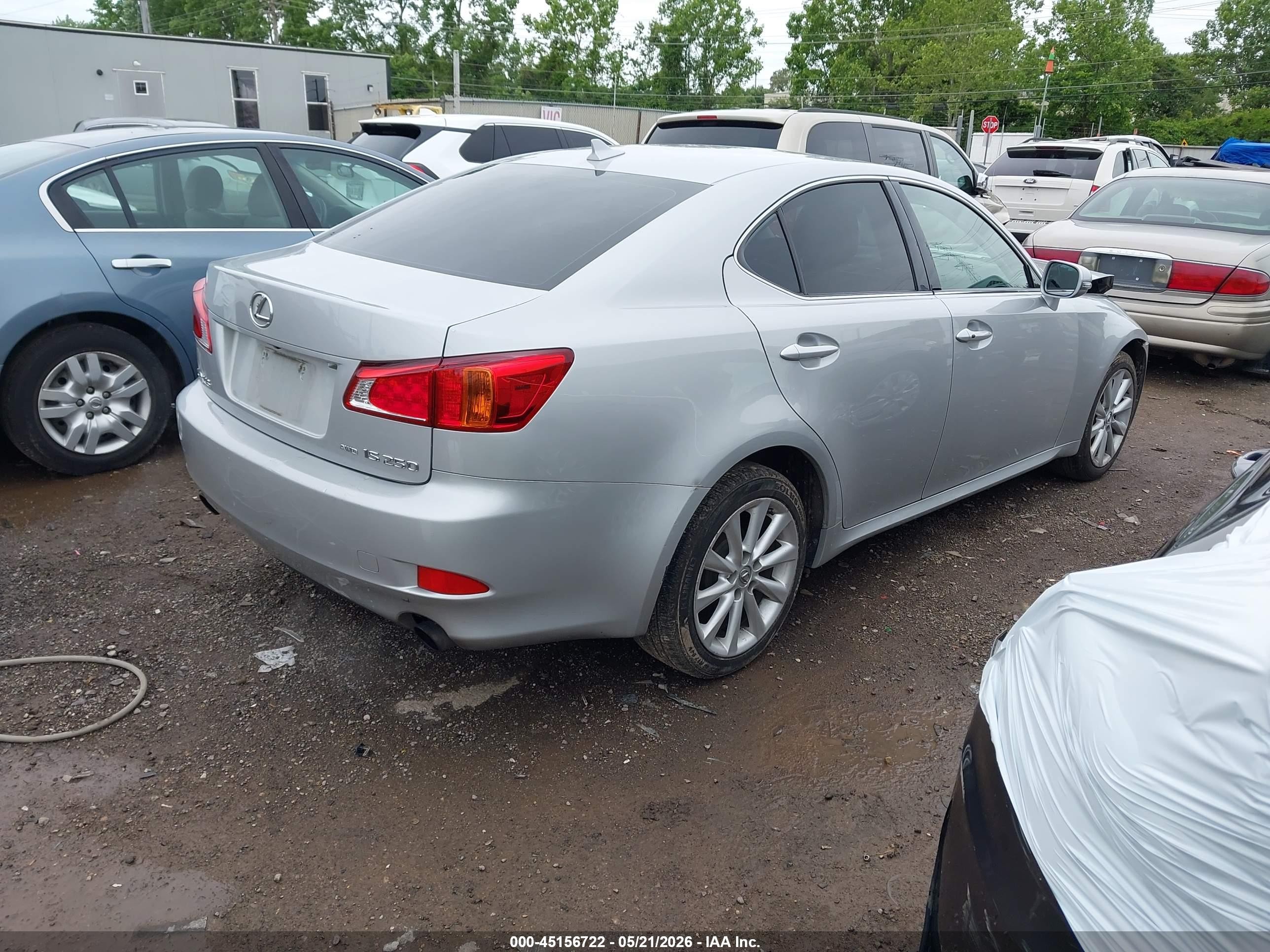 2010 Lexus Is 250   Silver vin: JTHCF5C28A5043946