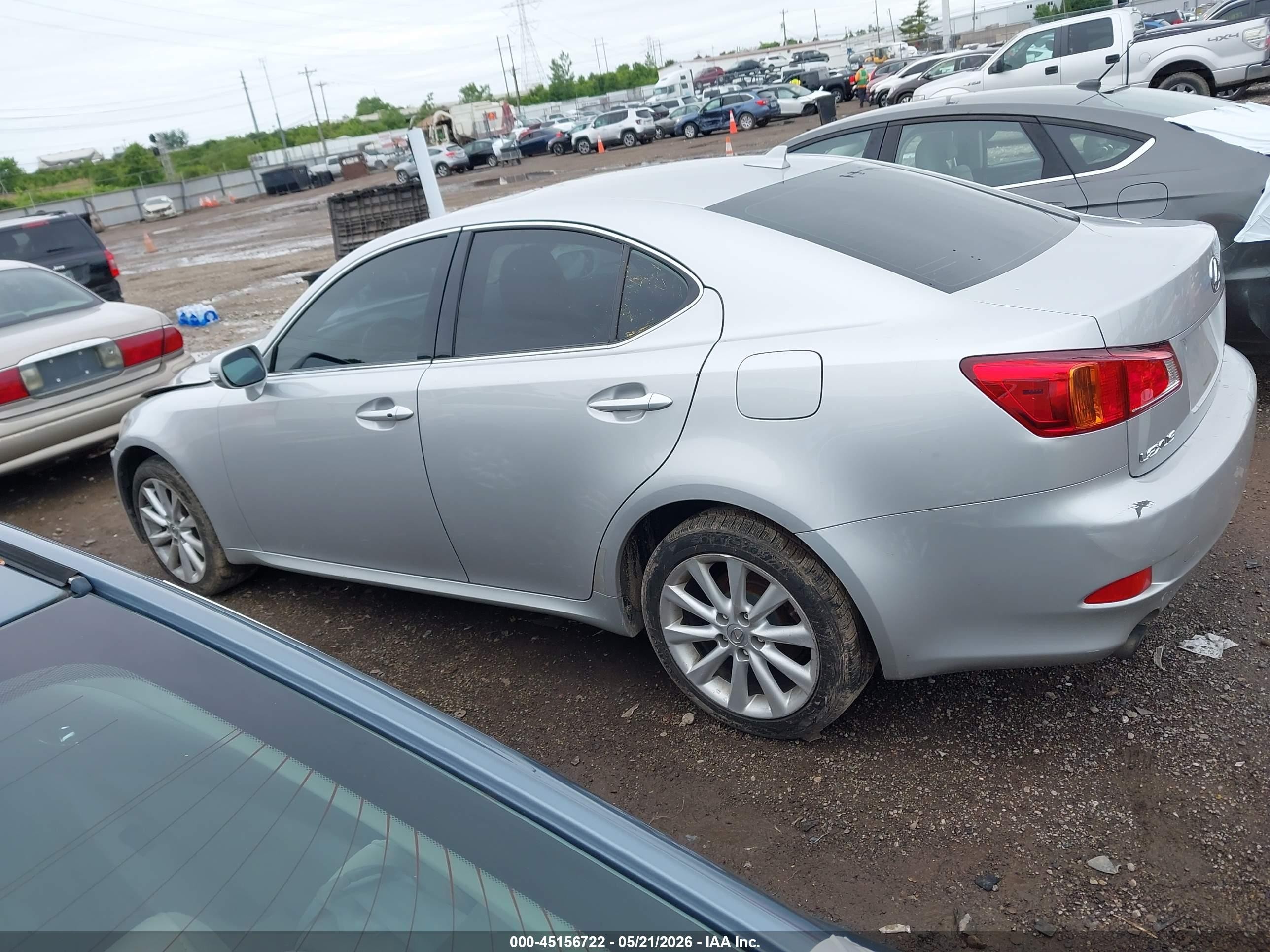 2010 Lexus Is 250   Silver vin: JTHCF5C28A5043946
