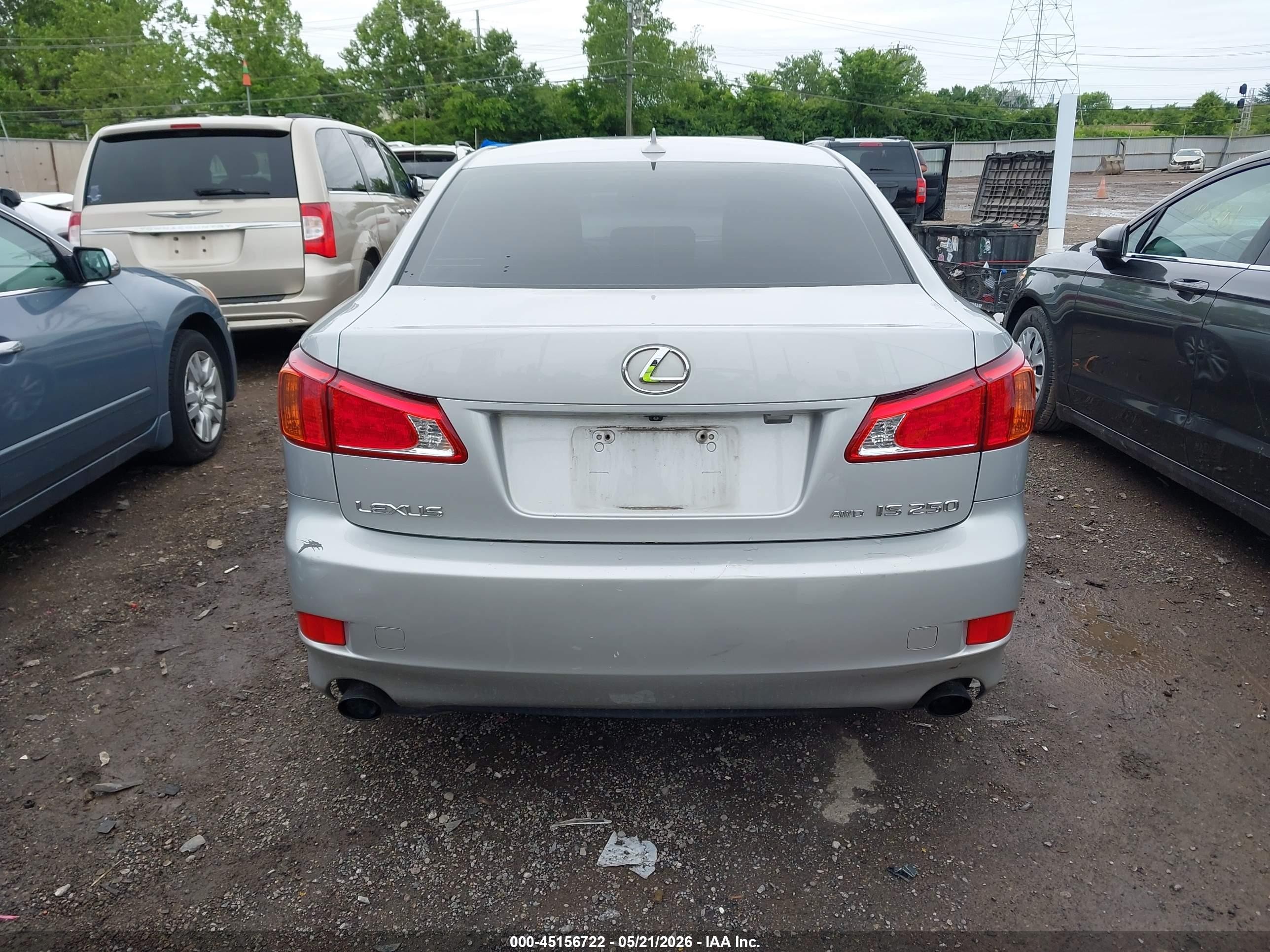 2010 Lexus Is 250   Silver vin: JTHCF5C28A5043946