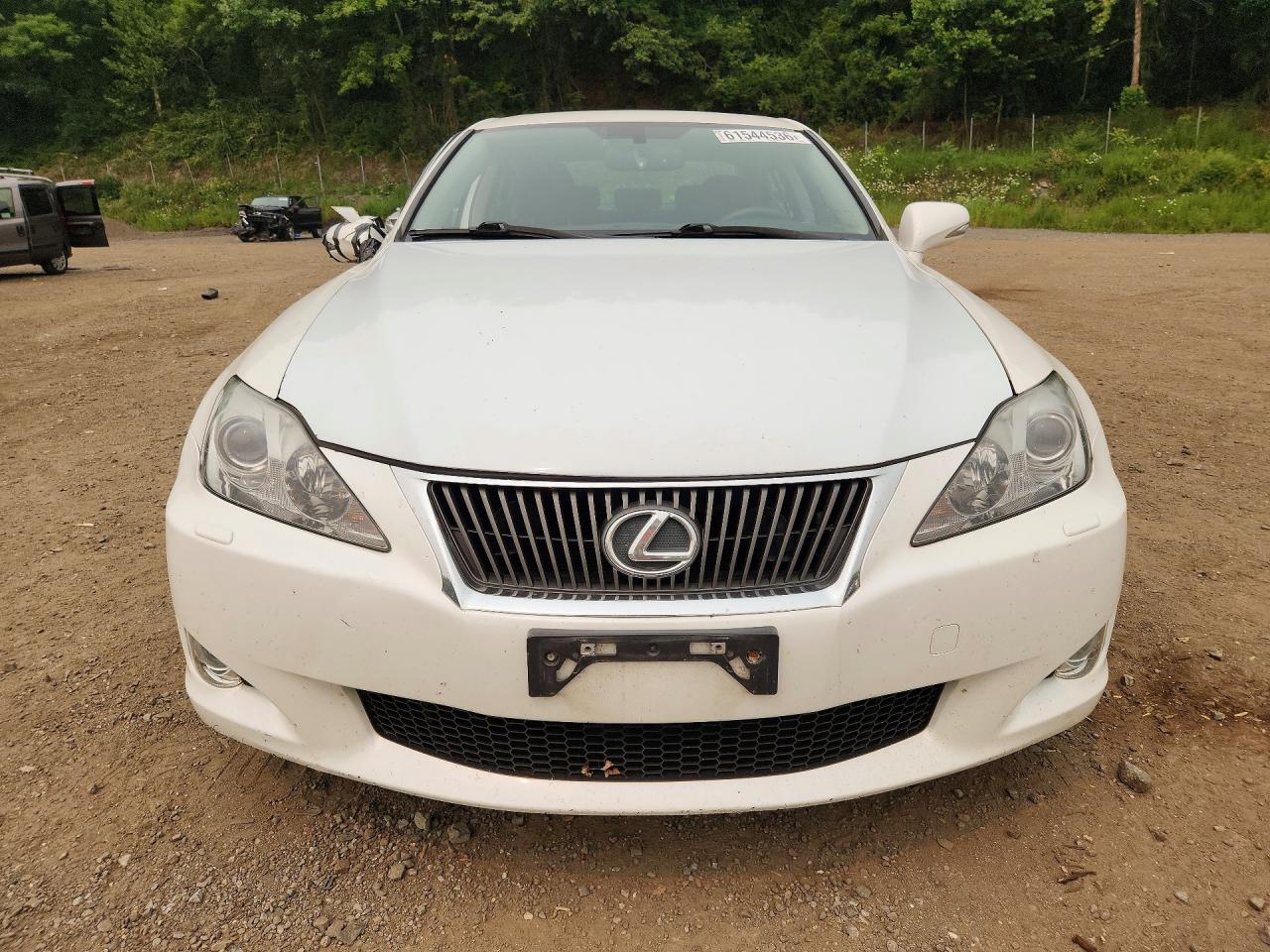 2010 Lexus Is 250 White vin: JTHCF5C28A5044157