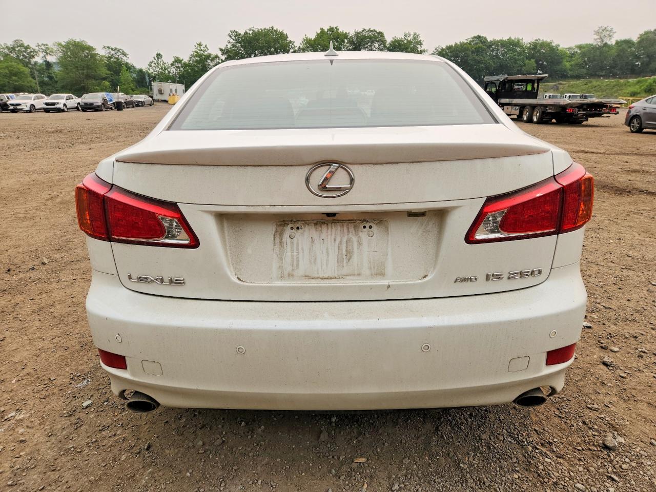 2010 Lexus Is 250 White vin: JTHCF5C28A5044157