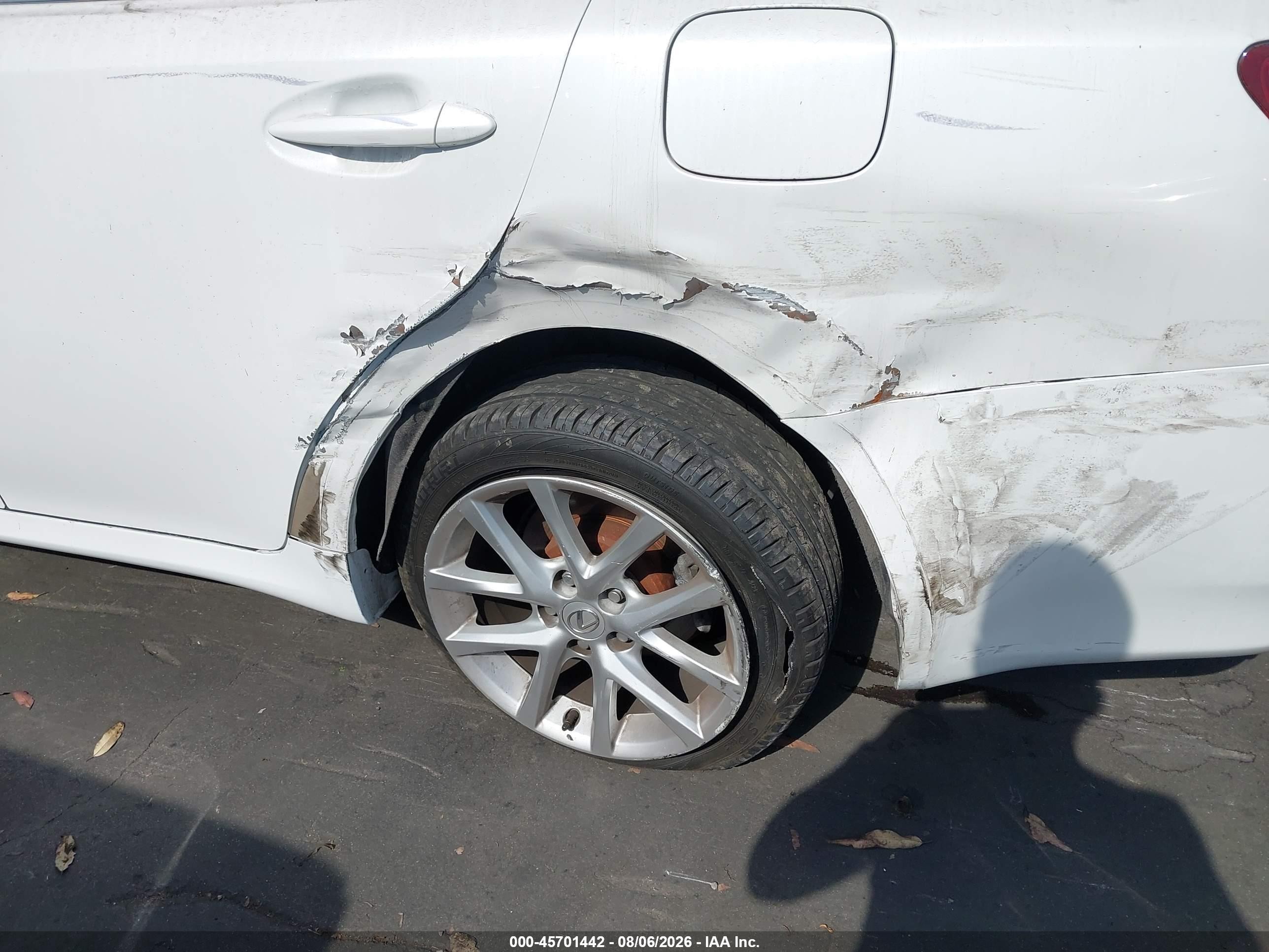 2011 Lexus Is 250 White vin: JTHCF5C28B5047061