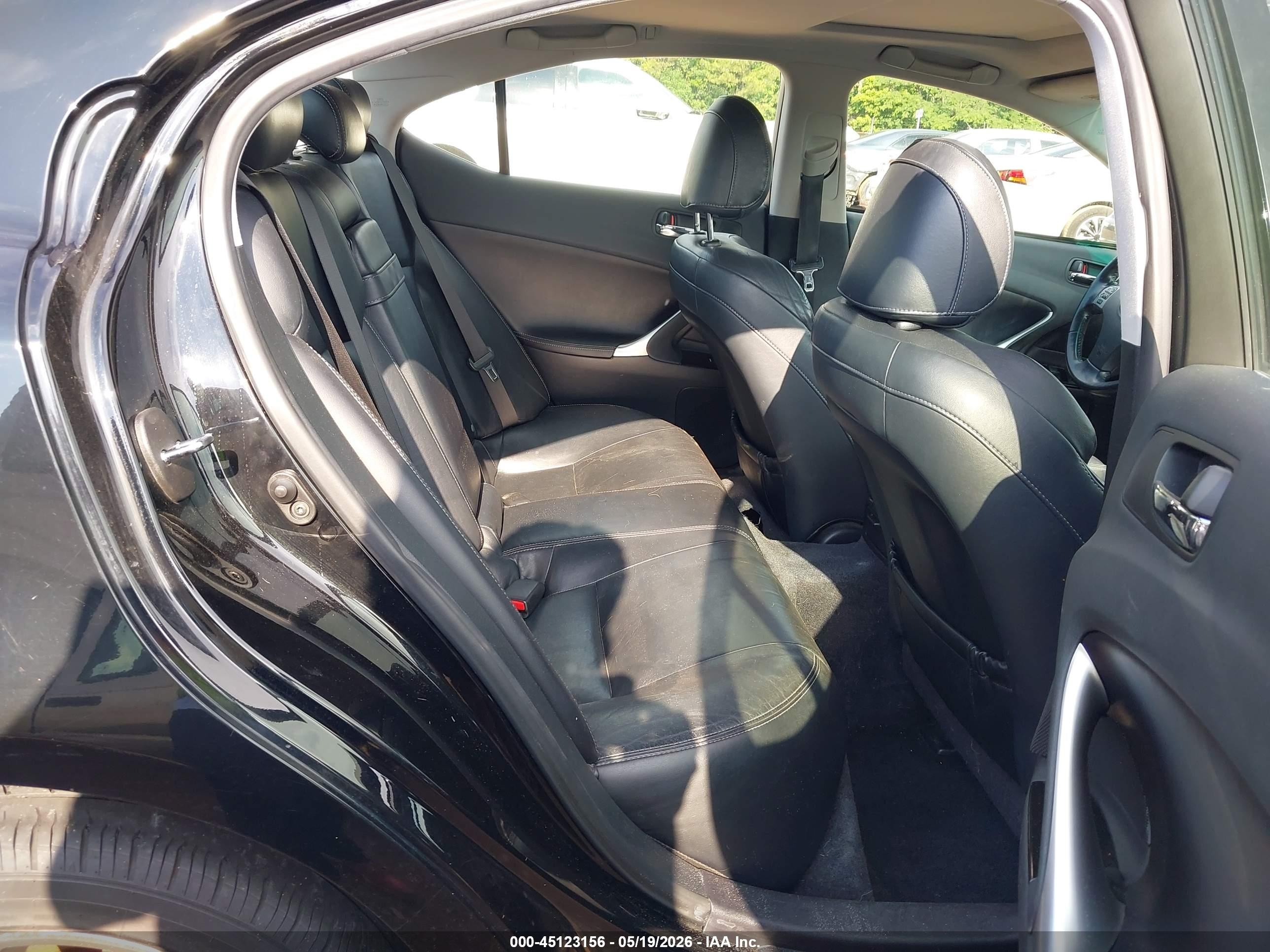 2011 Lexus Is 250 Black vin: JTHCF5C28B5047691