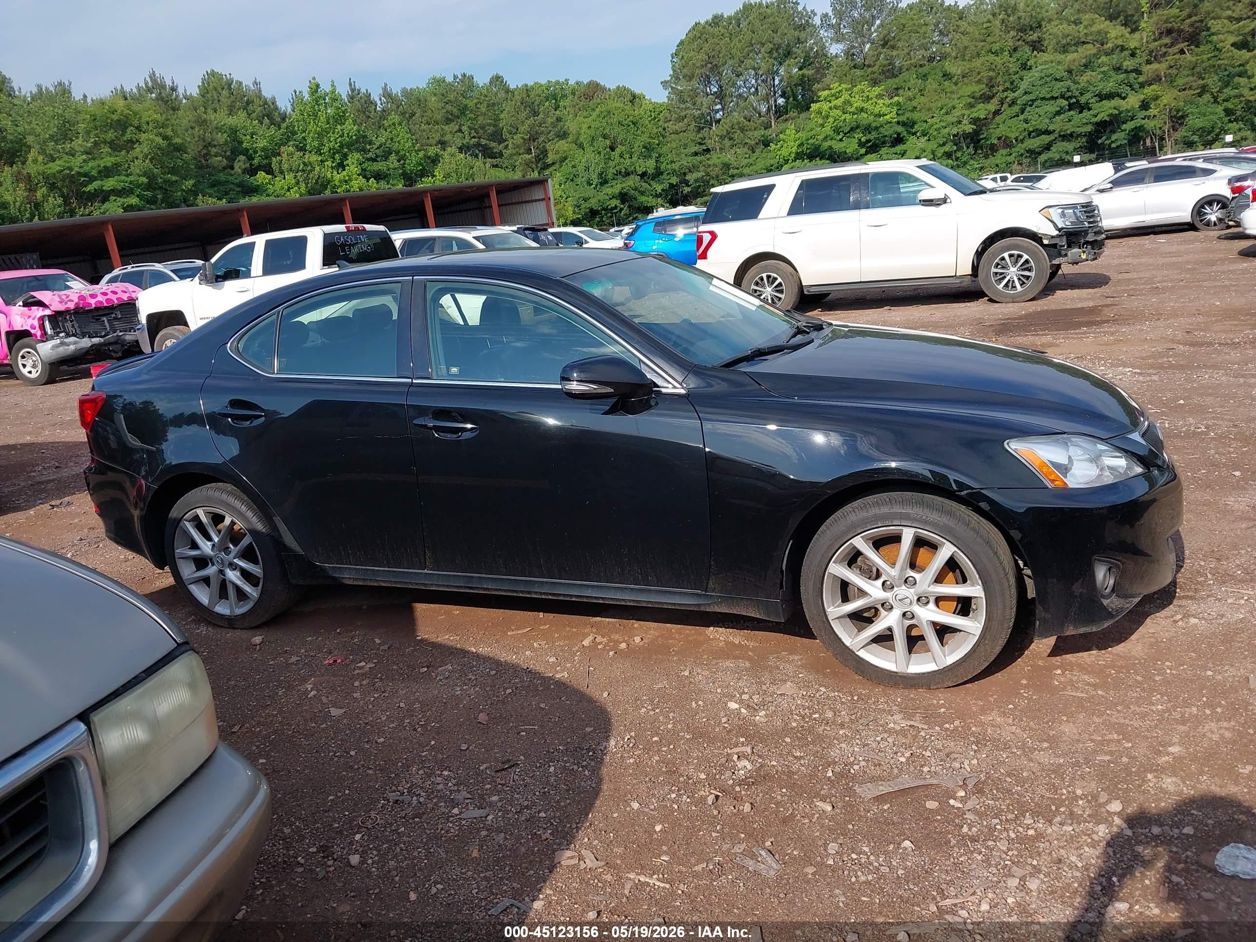 2011 Lexus Is 250 Black vin: JTHCF5C28B5047691
