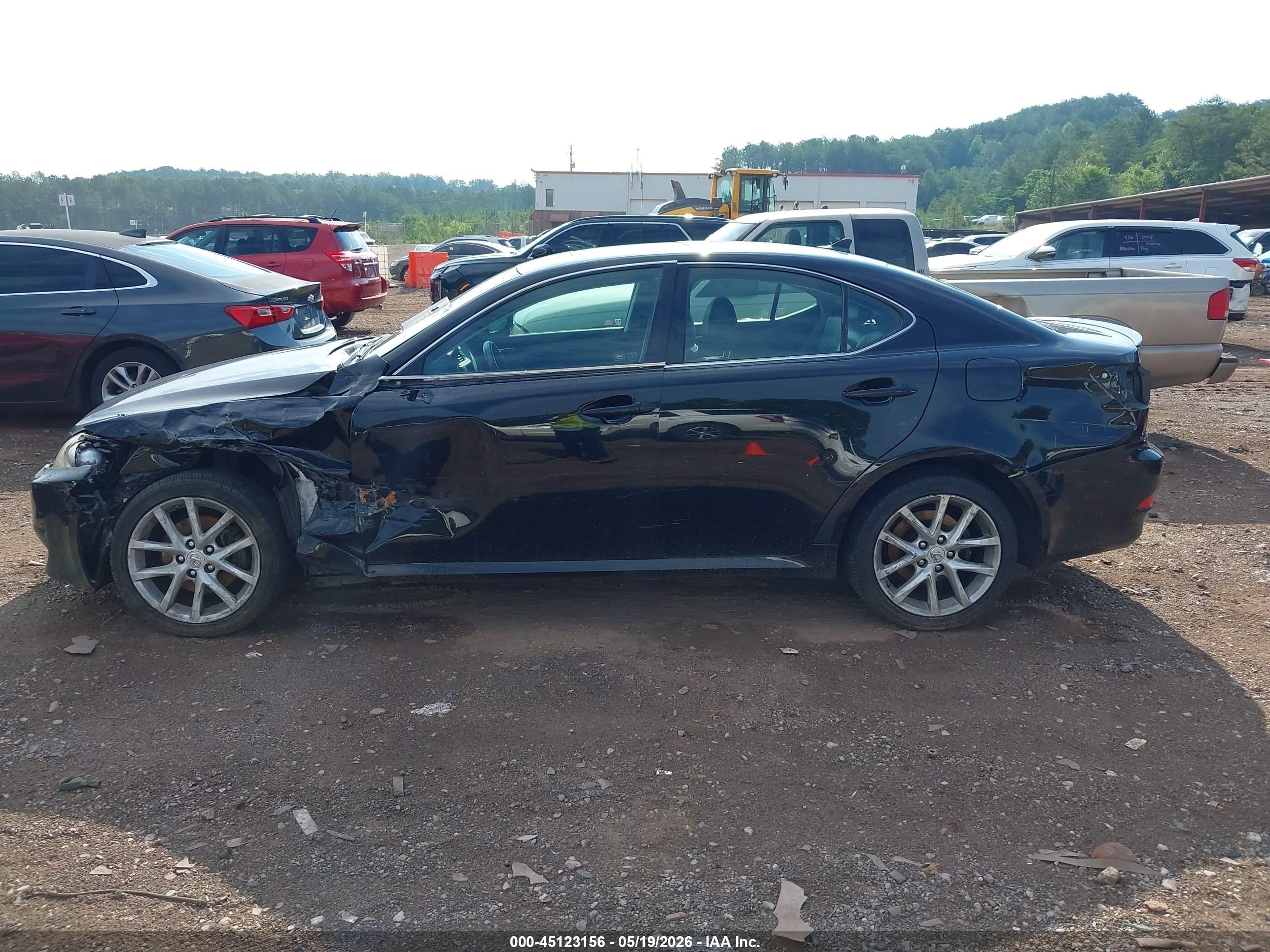 2011 Lexus Is 250 Black vin: JTHCF5C28B5047691