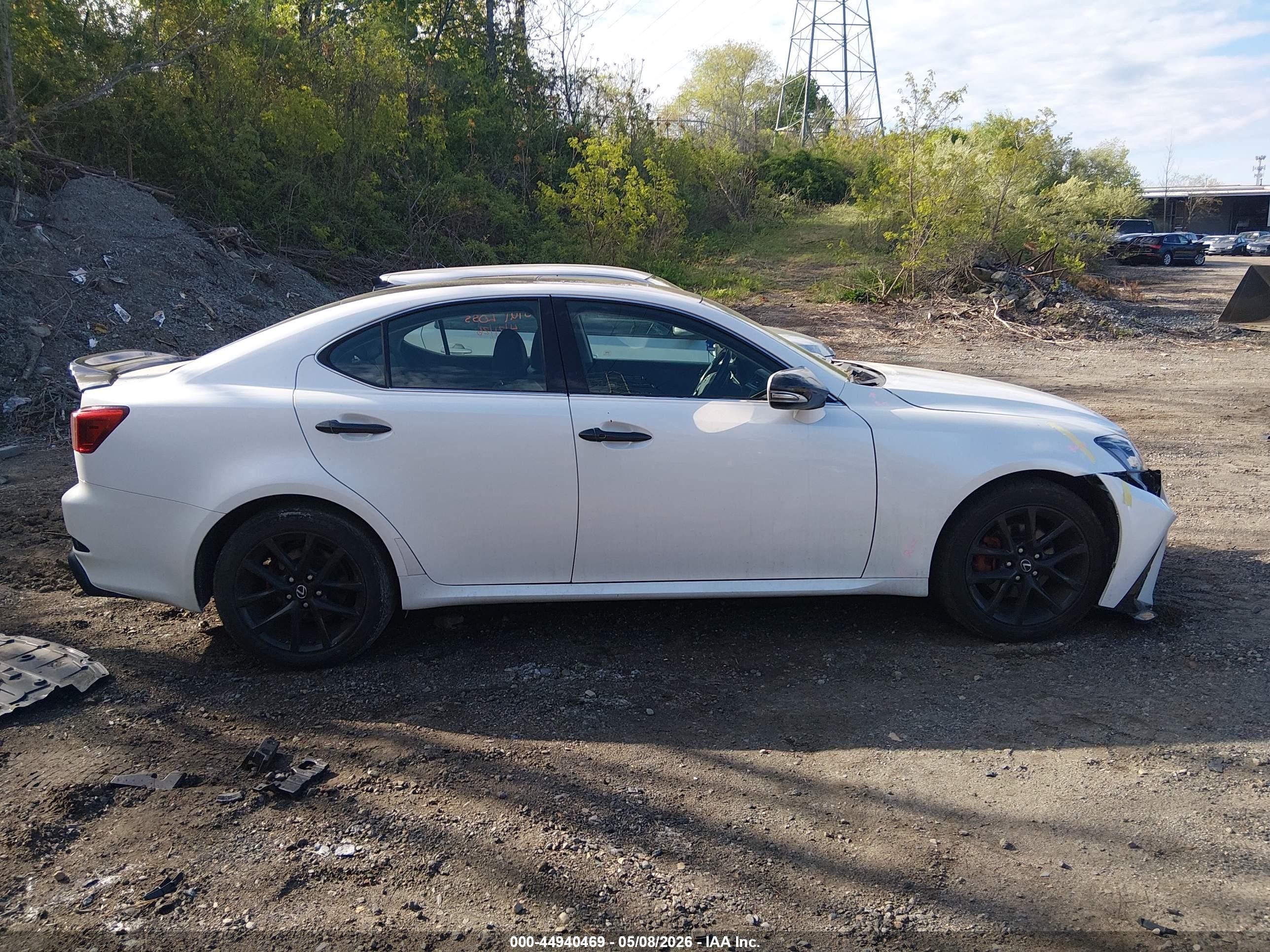 2011 Lexus Is 250   White vin: JTHCF5C28B5050462