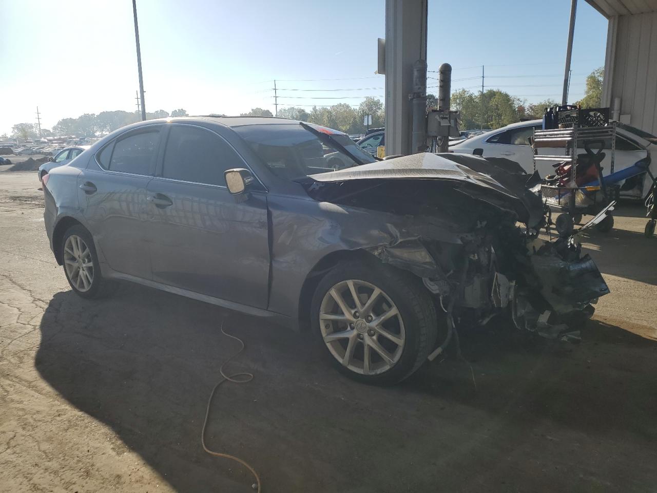 2012 Lexus Is 250 Silver vin: JTHCF5C28C5053427