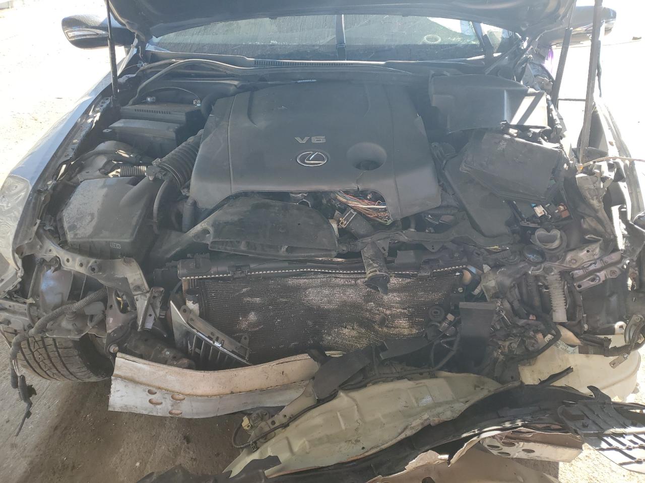 2012 Lexus Is 250 Silver vin: JTHCF5C28C5053427