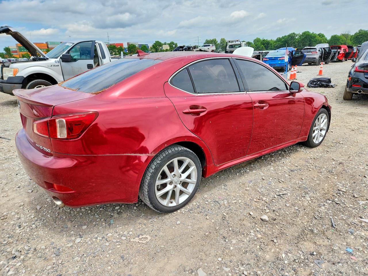 2012 Lexus Is 250 Red vin: JTHCF5C28C5056361