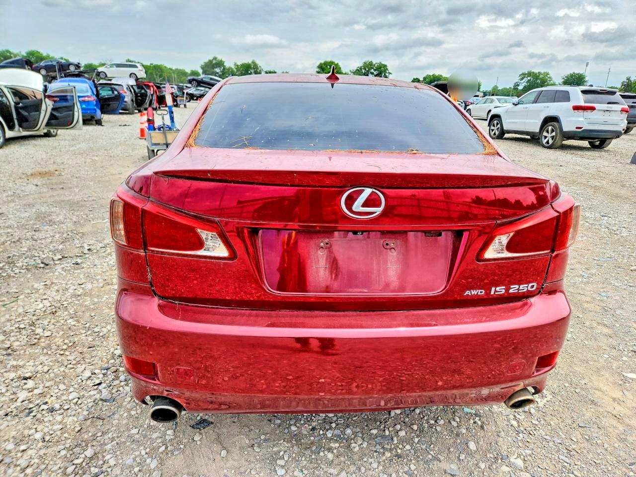 2012 Lexus Is 250 Red vin: JTHCF5C28C5056361