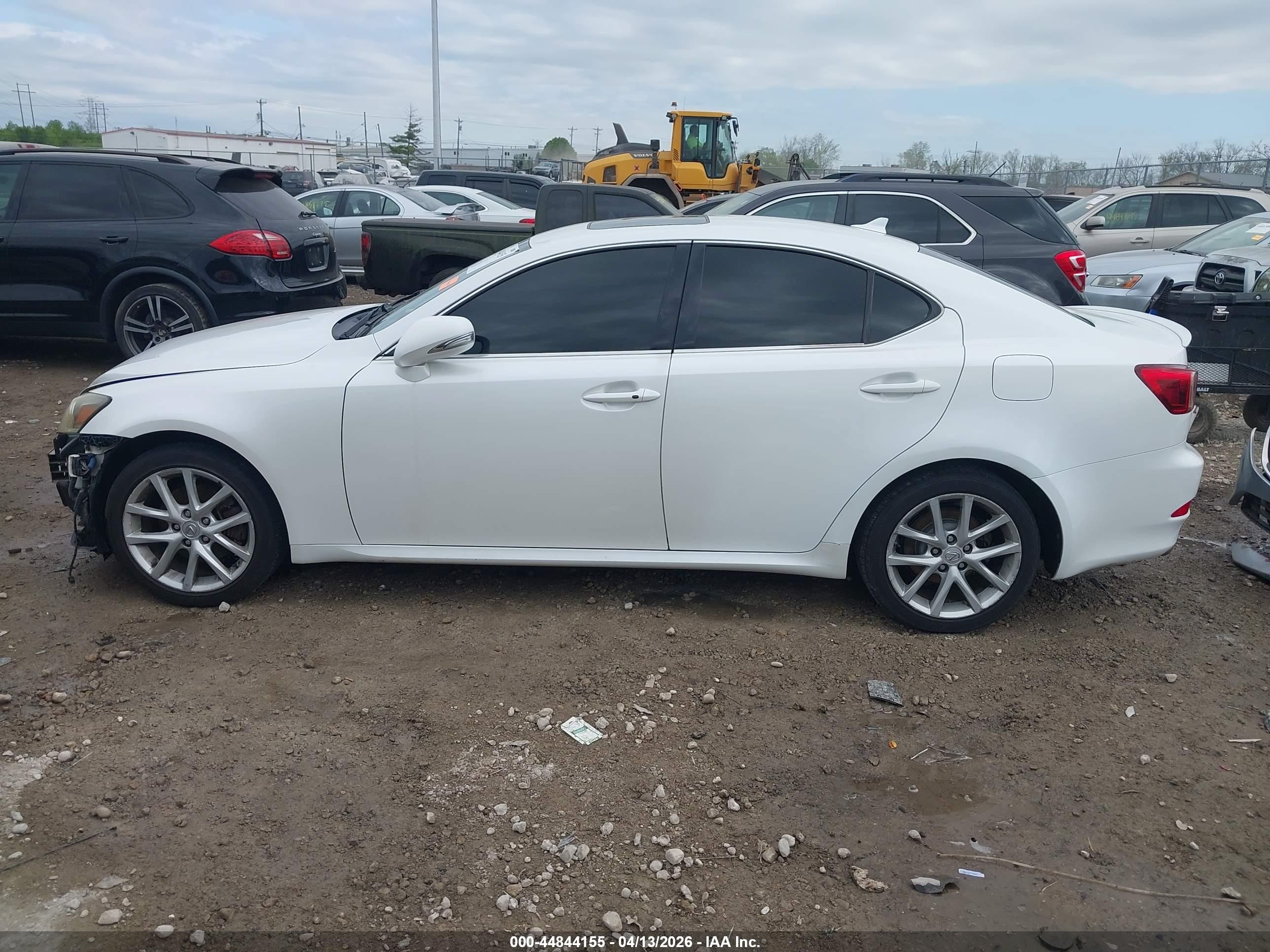 2012 Lexus Is 250 White vin: JTHCF5C28C5058613