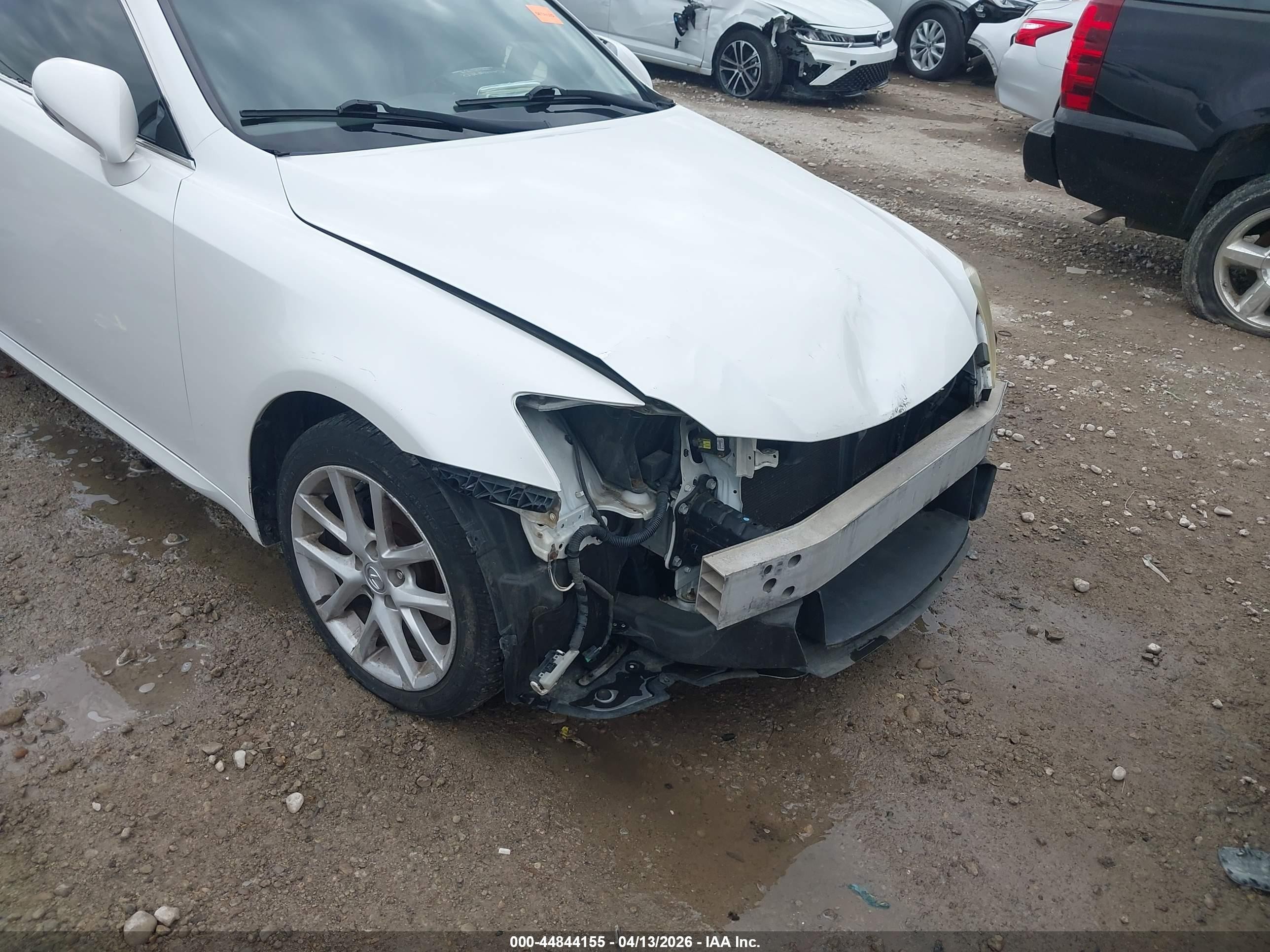 2012 Lexus Is 250 White vin: JTHCF5C28C5058613