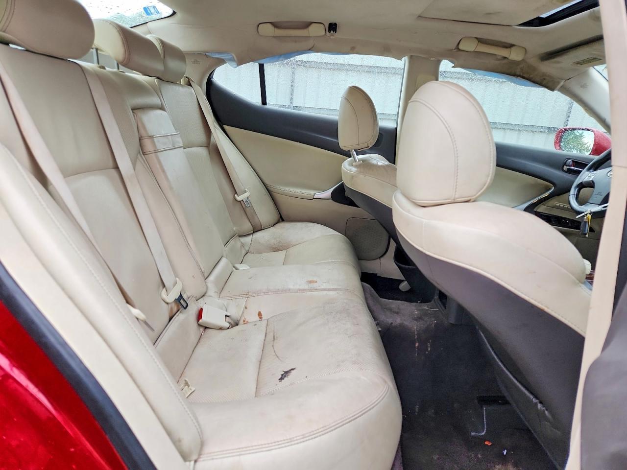 2013 Lexus Is 250 Red vin: JTHCF5C28D5062565