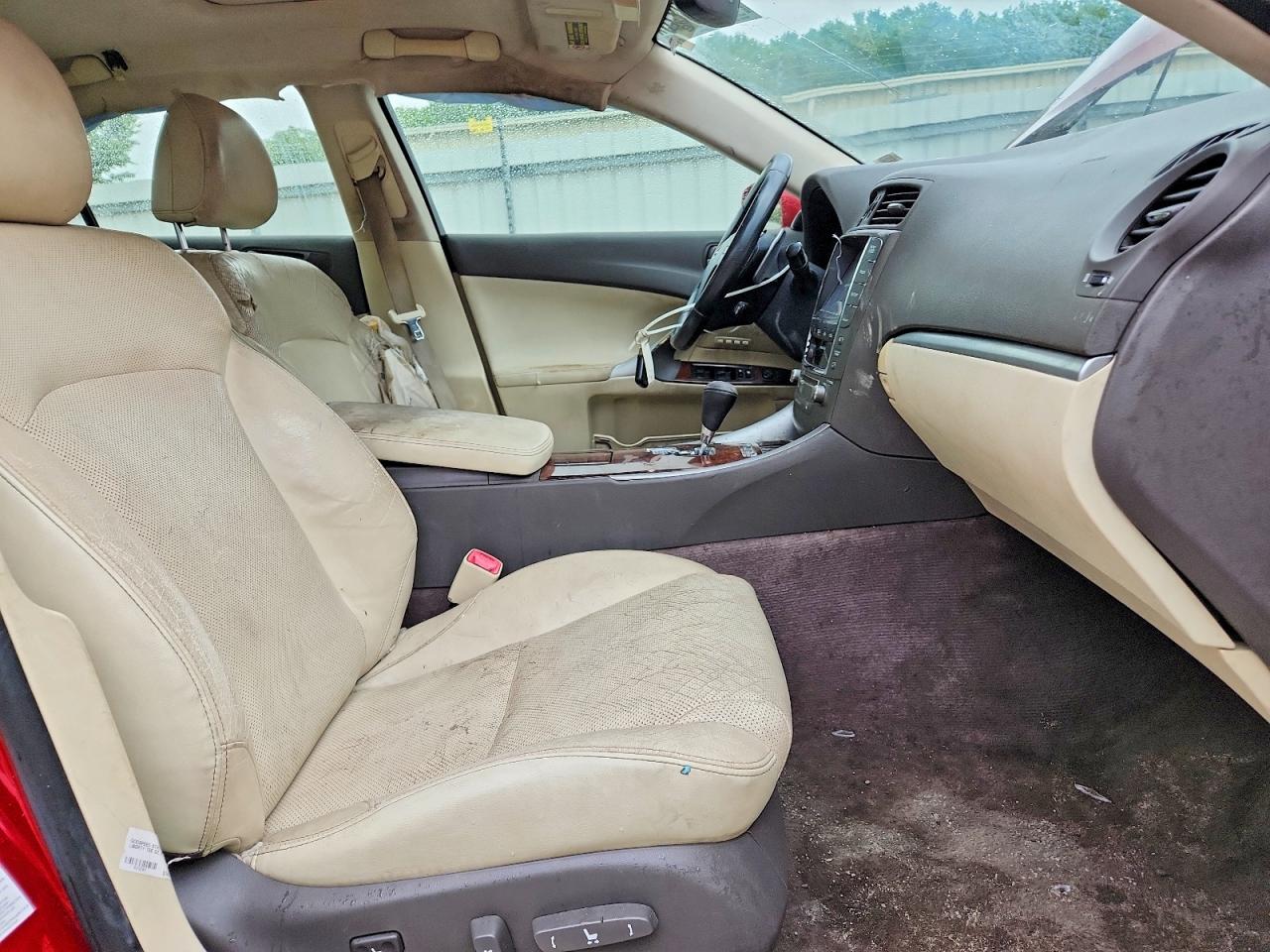 2013 Lexus Is 250 Red vin: JTHCF5C28D5062565