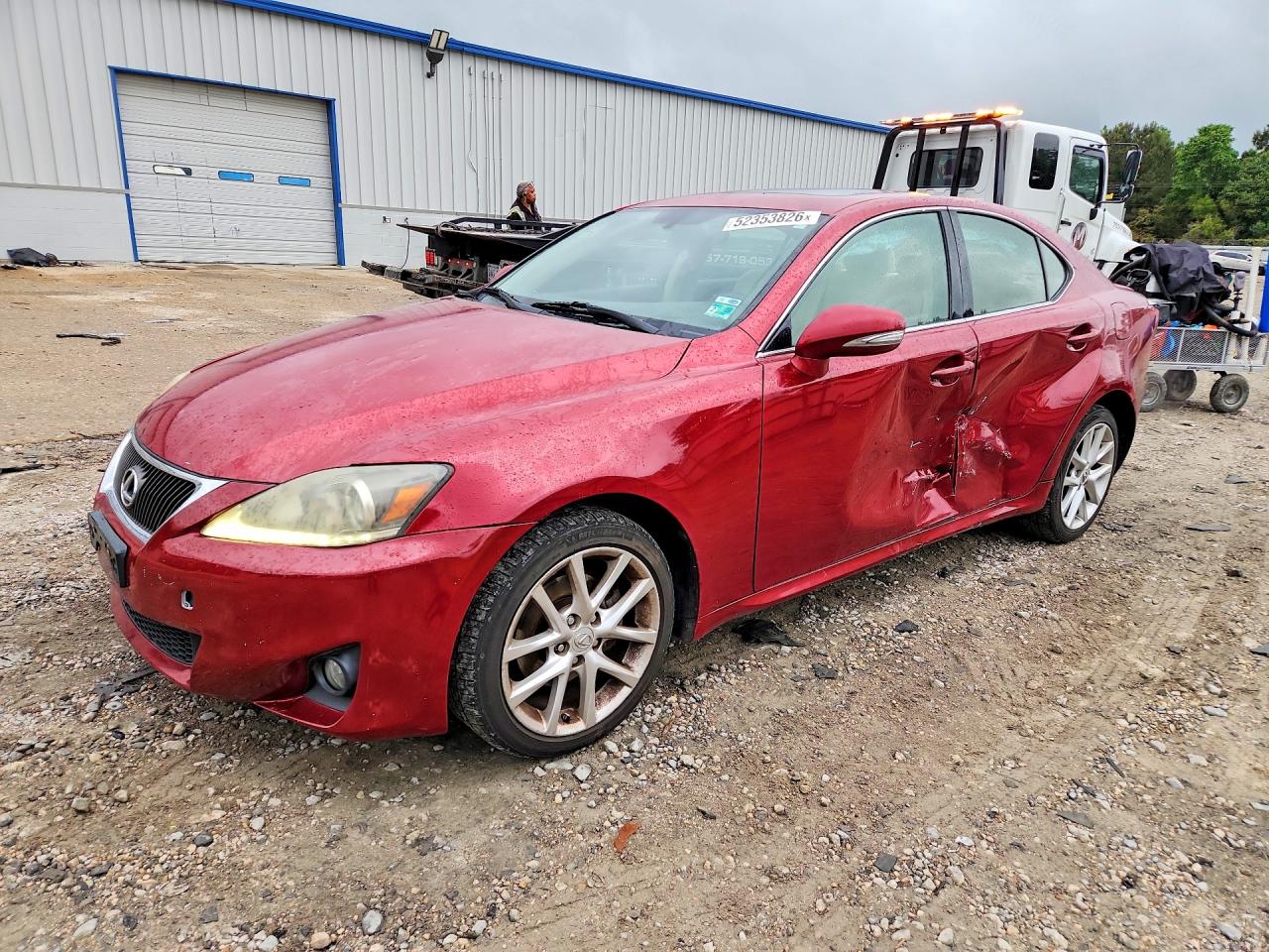 2013 Lexus Is 250 Red vin: JTHCF5C28D5062565