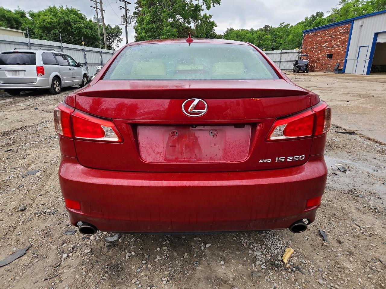 2013 Lexus Is 250 Red vin: JTHCF5C28D5062565