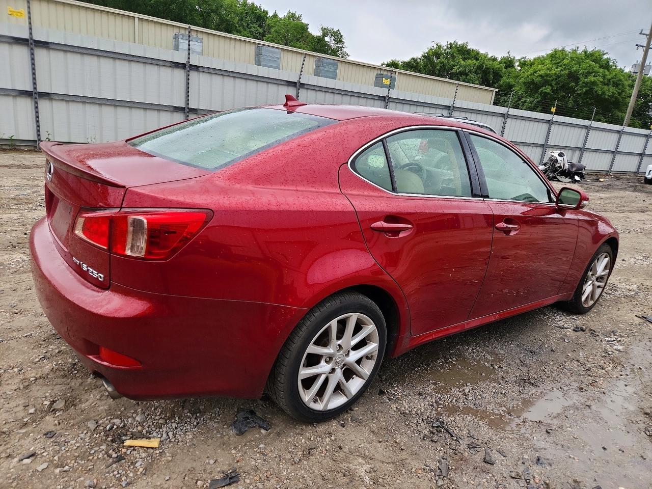 2013 Lexus Is 250 Red vin: JTHCF5C28D5062565