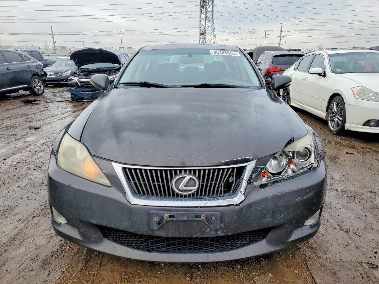 2010 Lexus Is 250 Gray vin: JTHCF5C29A5038027