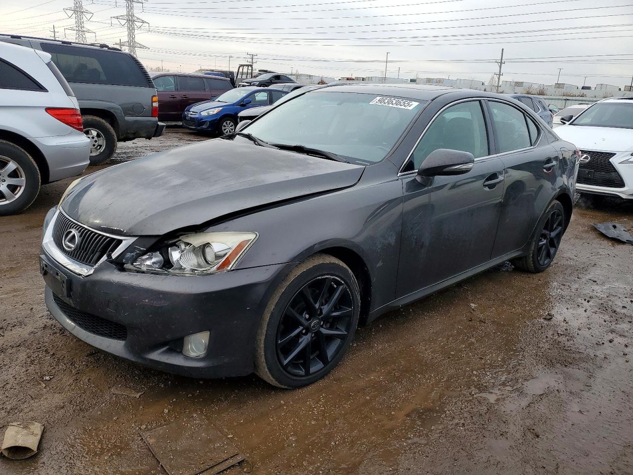2010 Lexus Is 250 Gray vin: JTHCF5C29A5038027