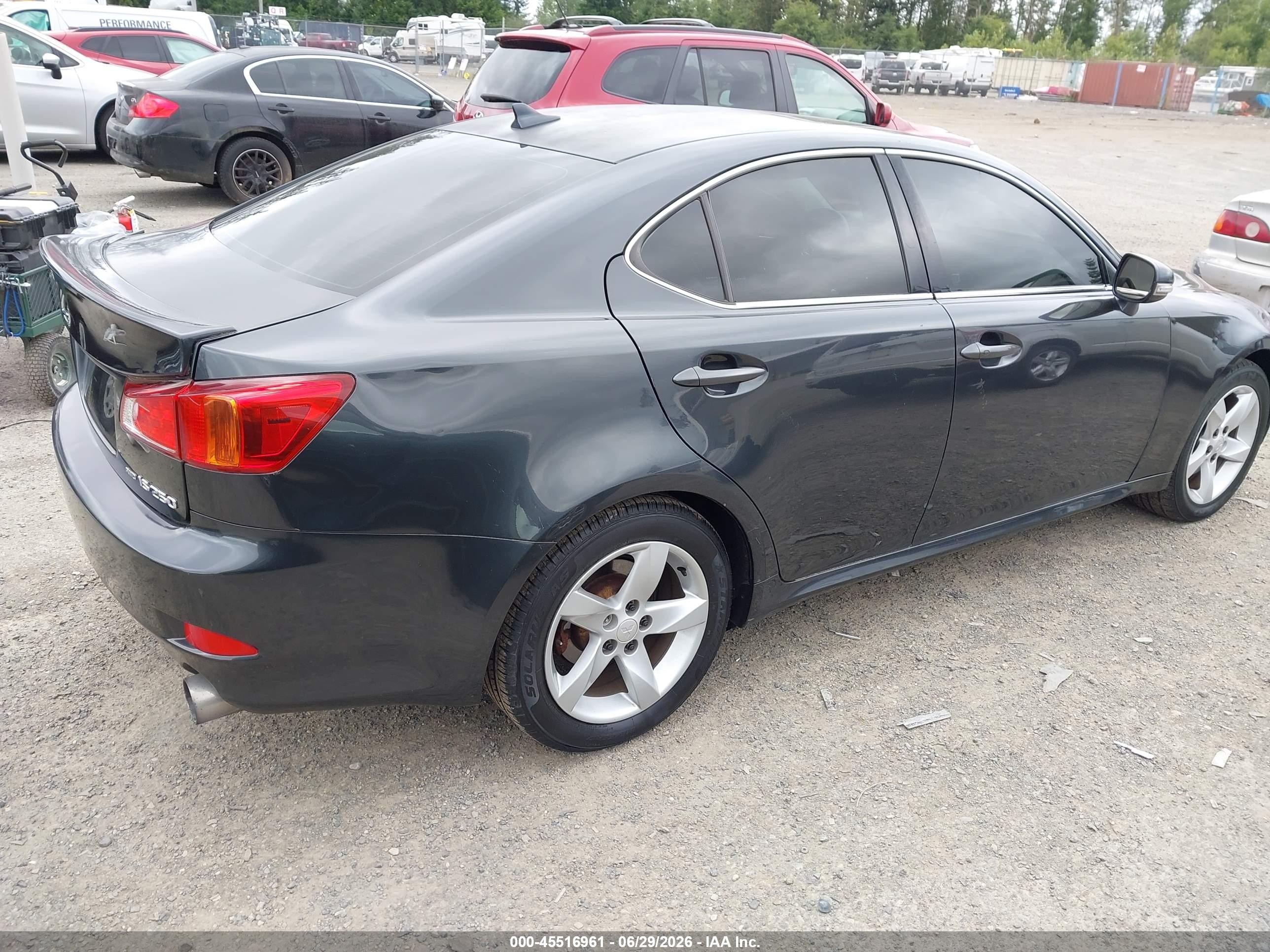 2010 Lexus Is 250   Gray vin: JTHCF5C29A5038612
