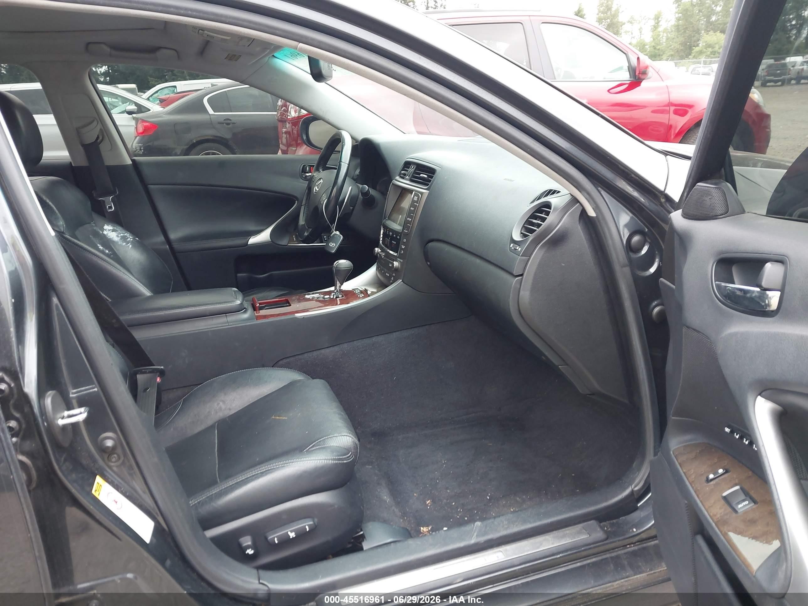 2010 Lexus Is 250   Gray vin: JTHCF5C29A5038612