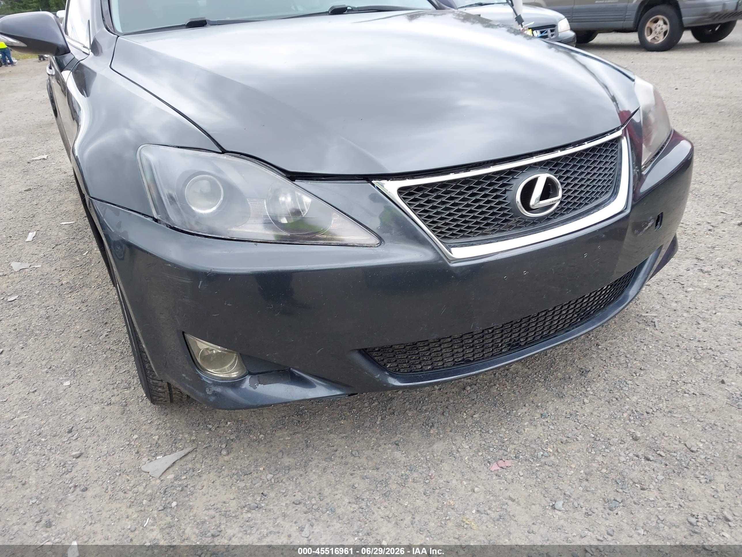 2010 Lexus Is 250   Gray vin: JTHCF5C29A5038612