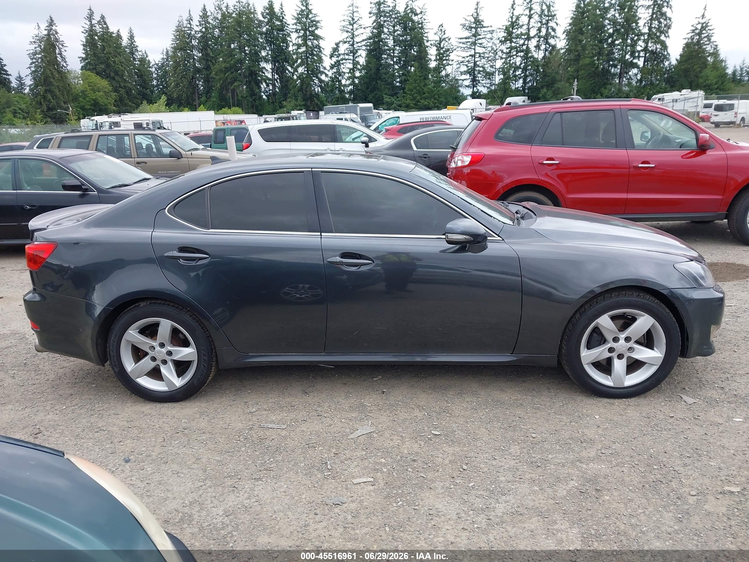 2010 Lexus Is 250   Gray vin: JTHCF5C29A5038612