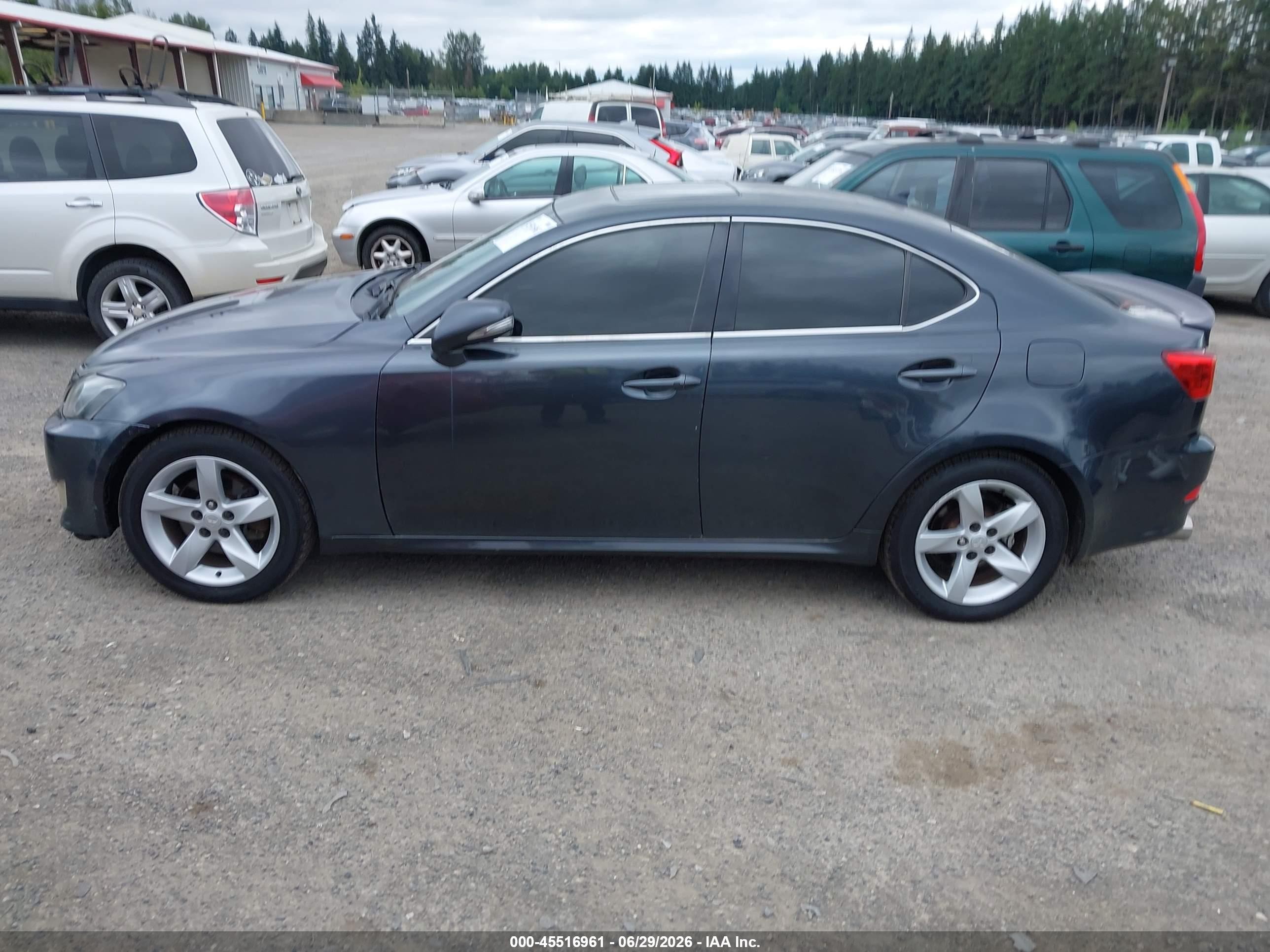 2010 Lexus Is 250   Gray vin: JTHCF5C29A5038612