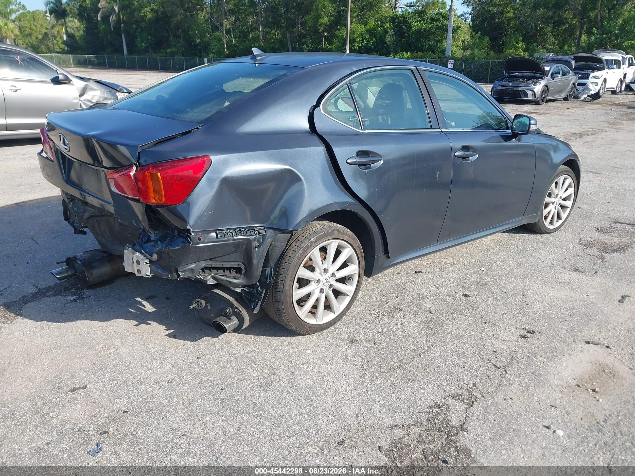 2010 Lexus Is 250   Black vin: JTHCF5C29A5038738