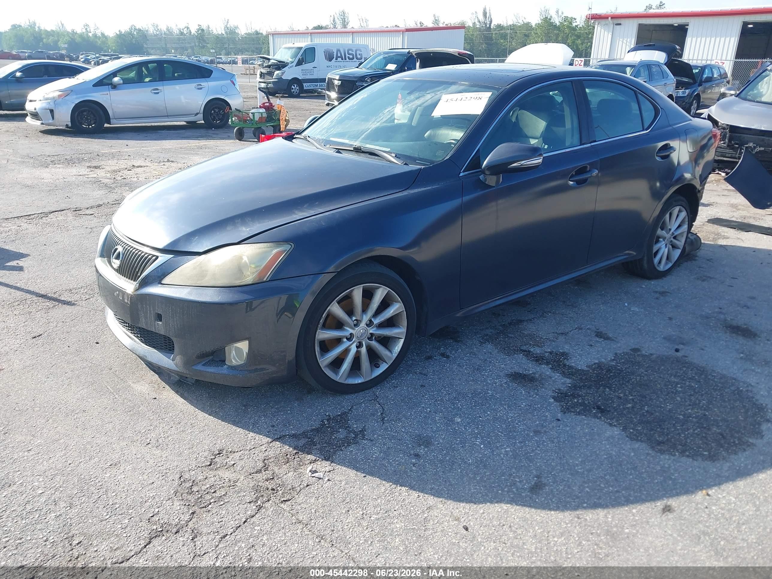 2010 Lexus Is 250   Black vin: JTHCF5C29A5038738
