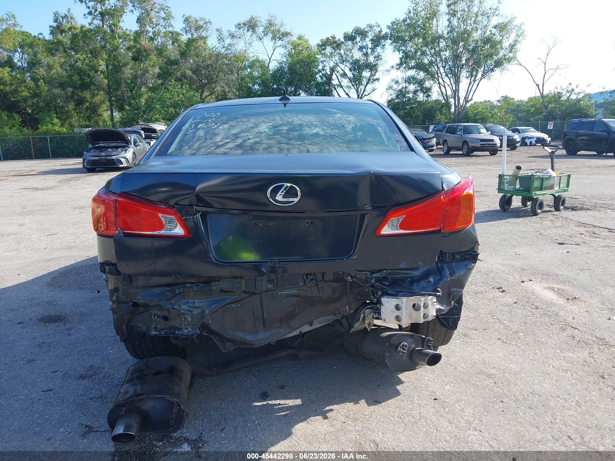2010 Lexus Is 250   Black vin: JTHCF5C29A5038738