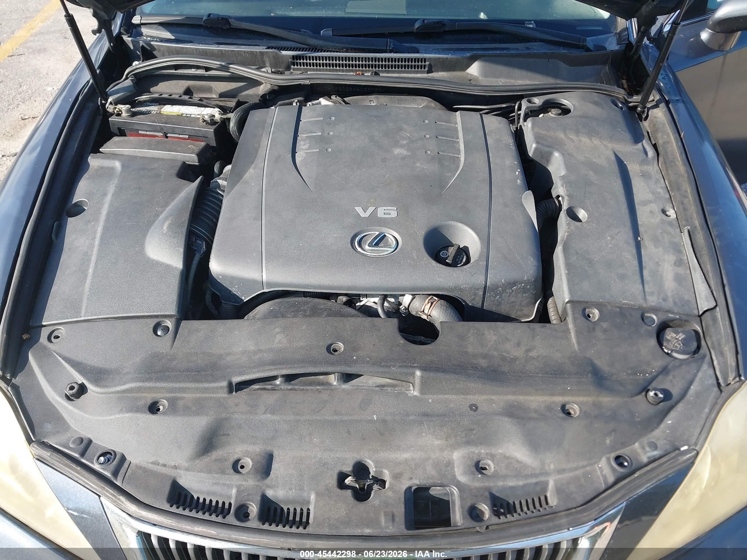 2010 Lexus Is 250   Black vin: JTHCF5C29A5038738