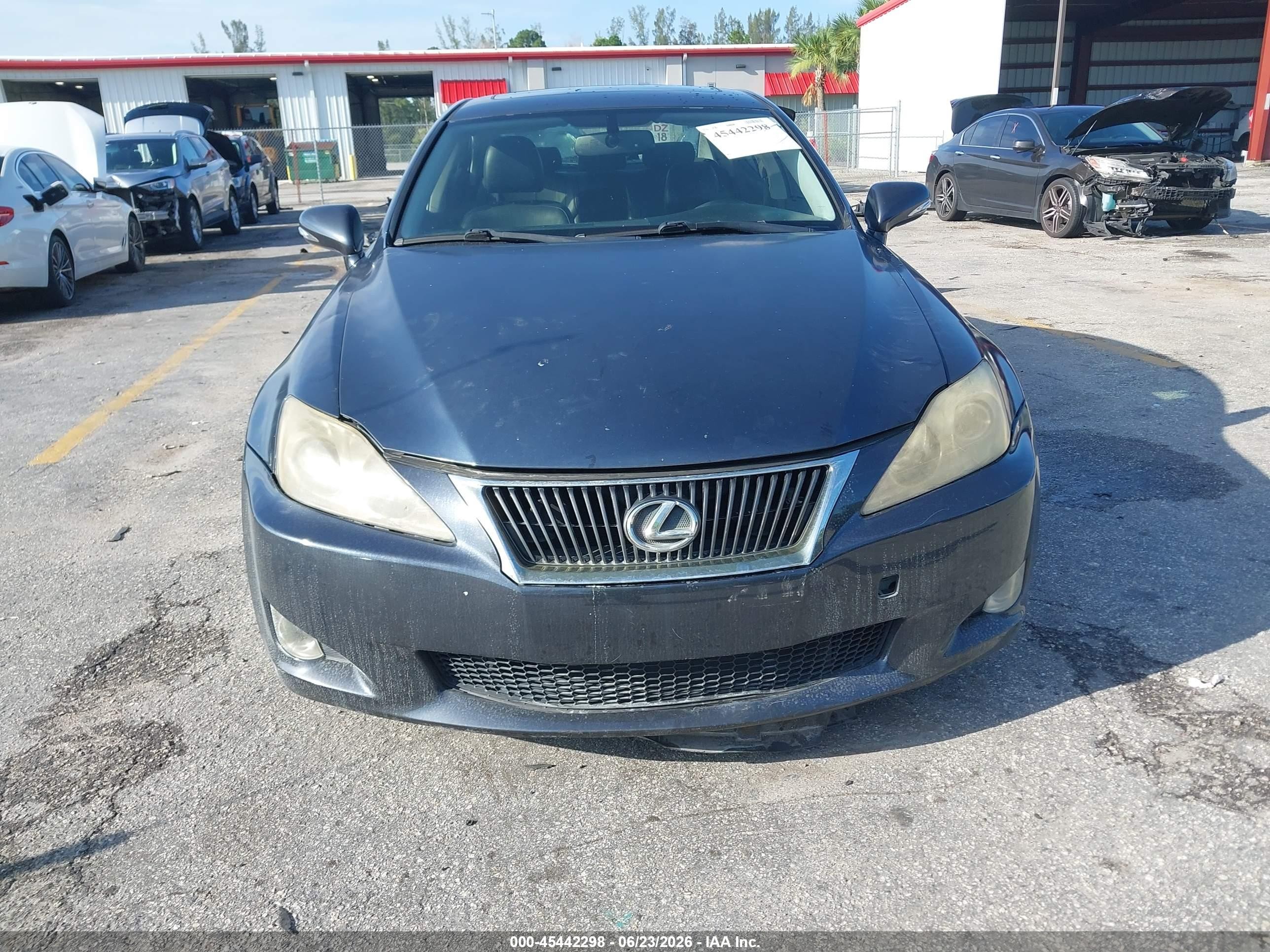 2010 Lexus Is 250   Black vin: JTHCF5C29A5038738