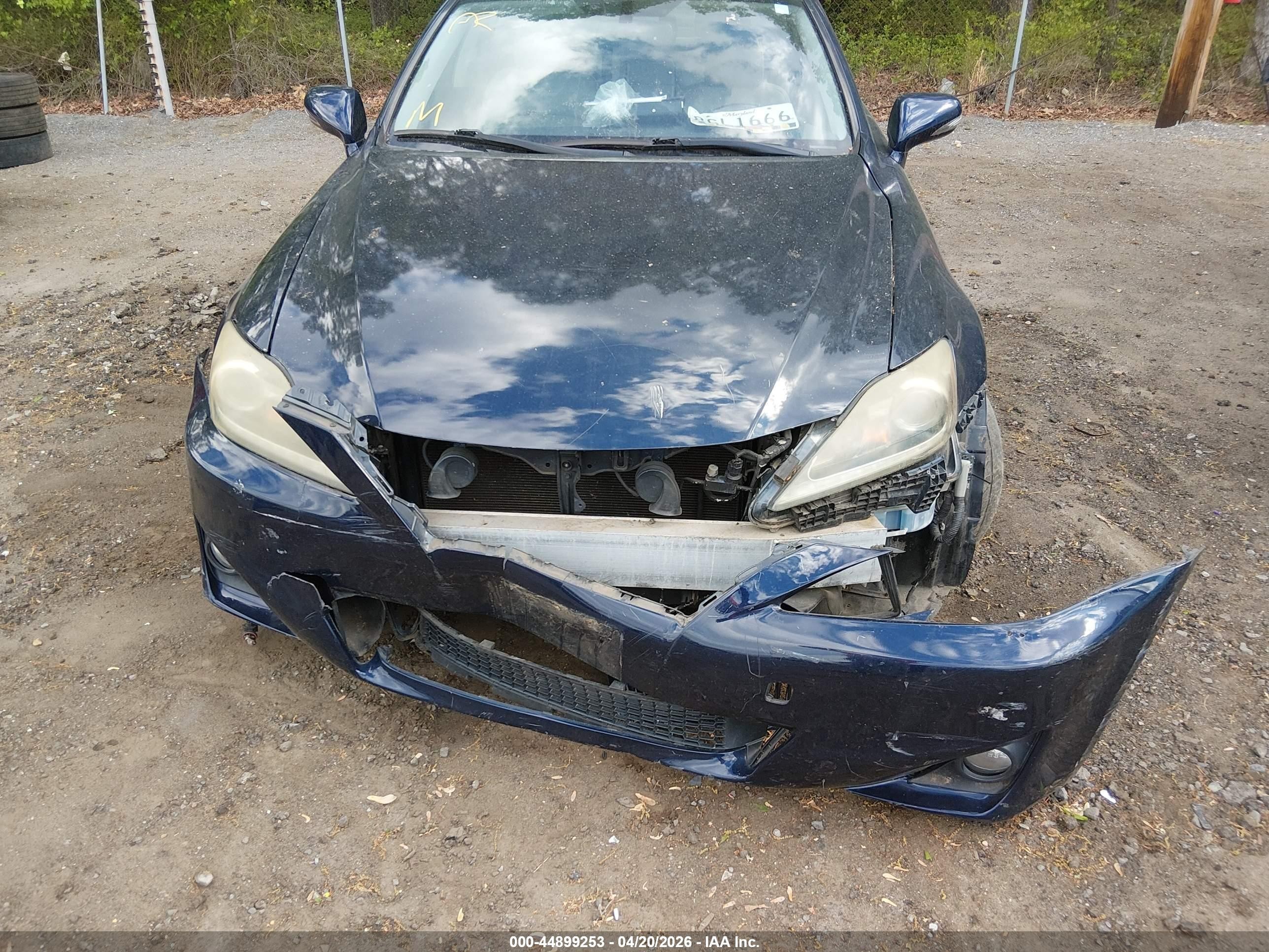 2011 Lexus Is 250   Blue vin: JTHCF5C29B5044945