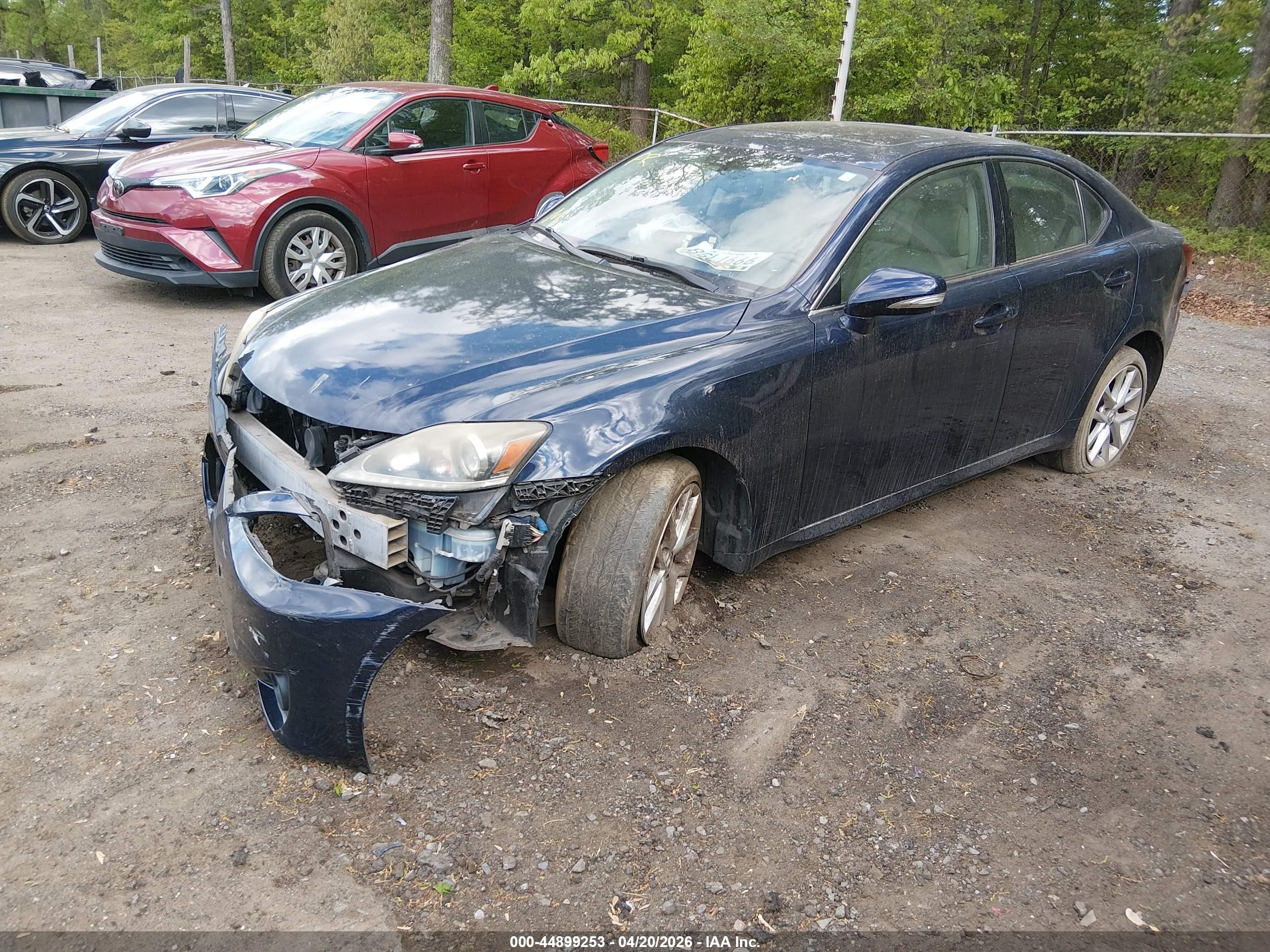 2011 Lexus Is 250   Blue vin: JTHCF5C29B5044945