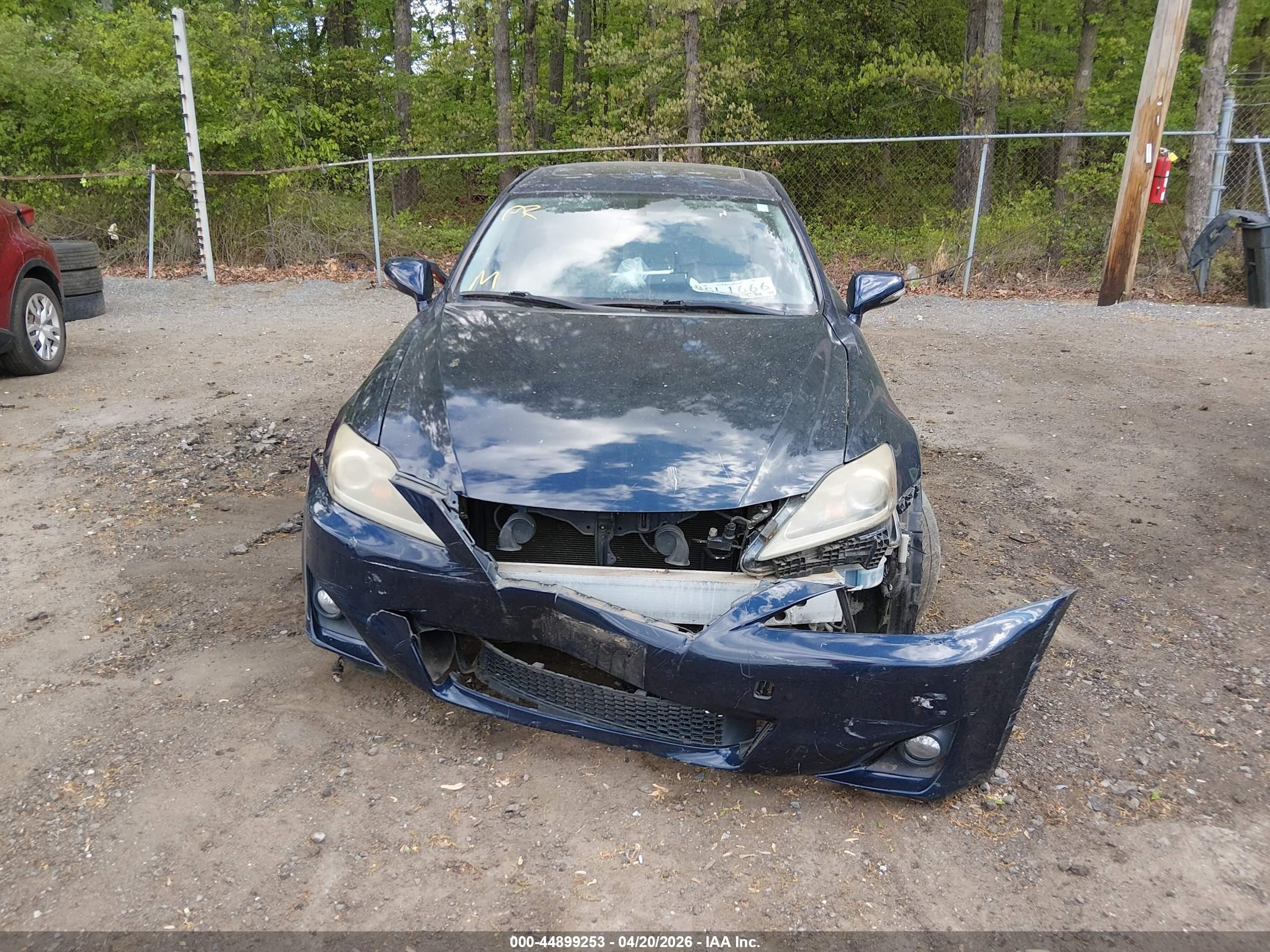 2011 Lexus Is 250   Blue vin: JTHCF5C29B5044945