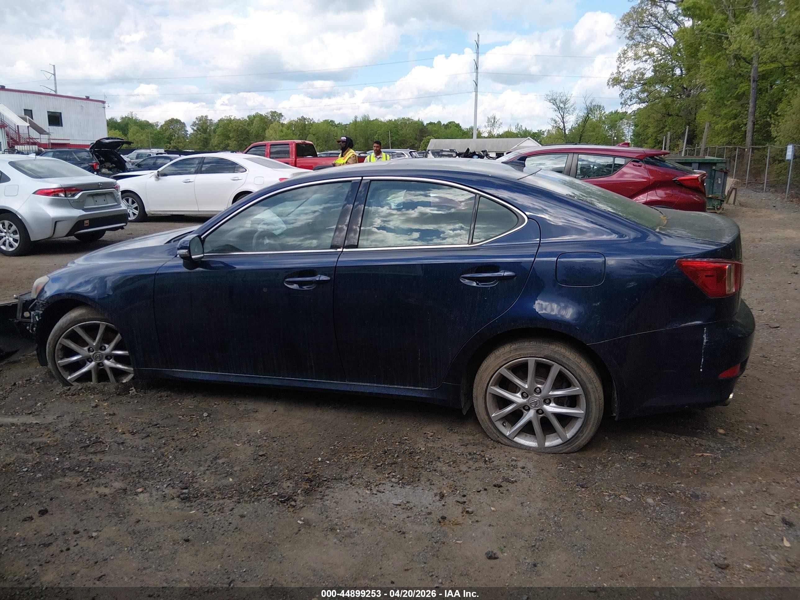 2011 Lexus Is 250   Blue vin: JTHCF5C29B5044945