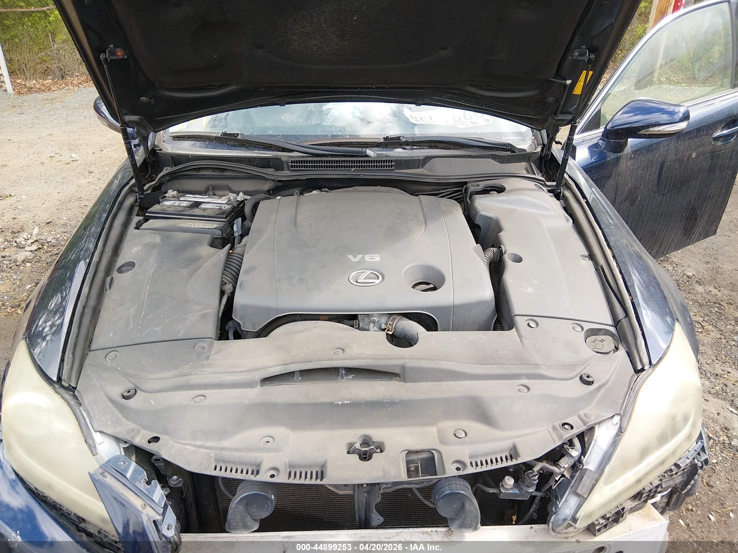 2011 Lexus Is 250   Blue vin: JTHCF5C29B5044945